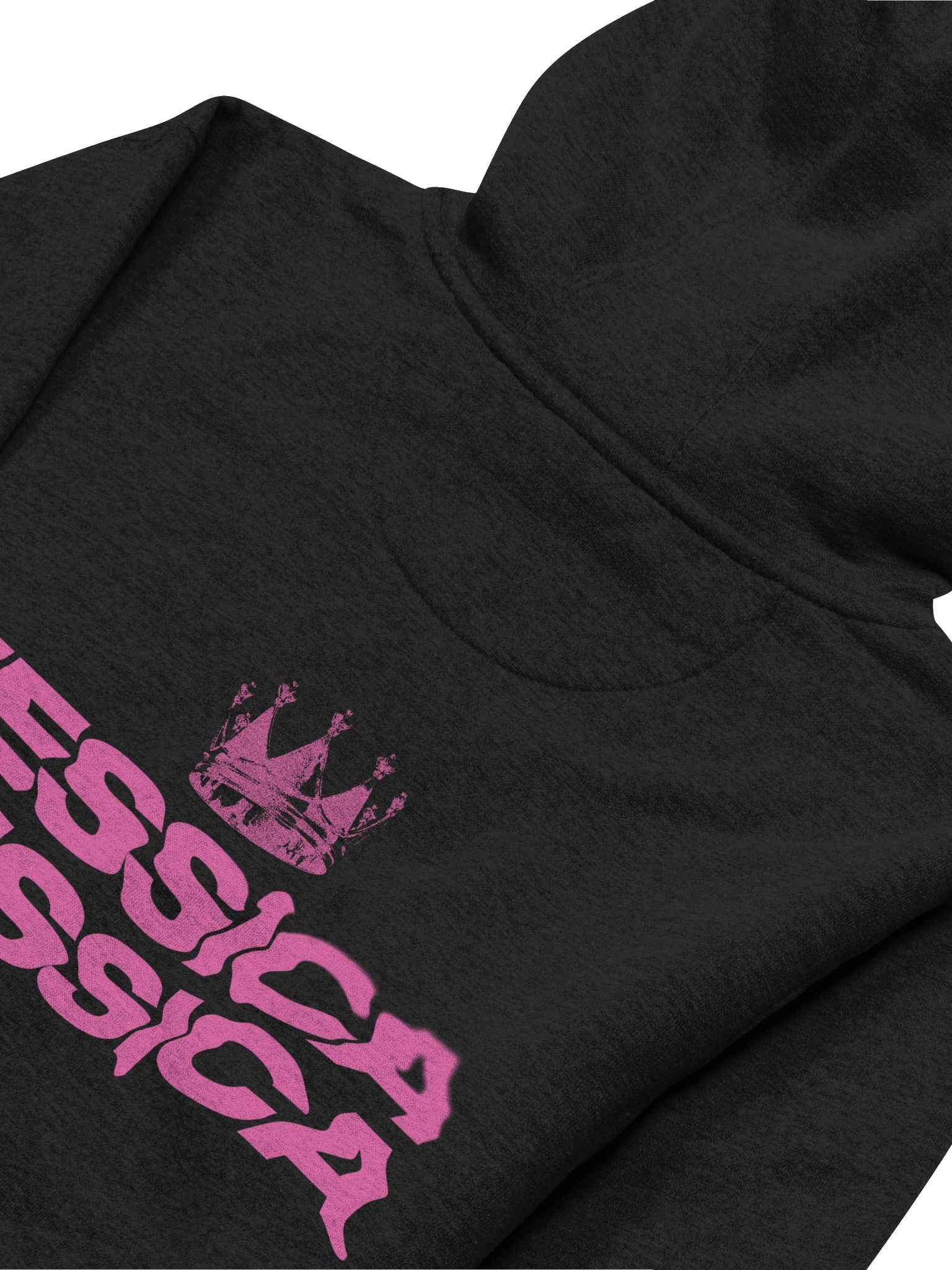 NOT EASY – PINK TEXT HOODIE product image (4)
