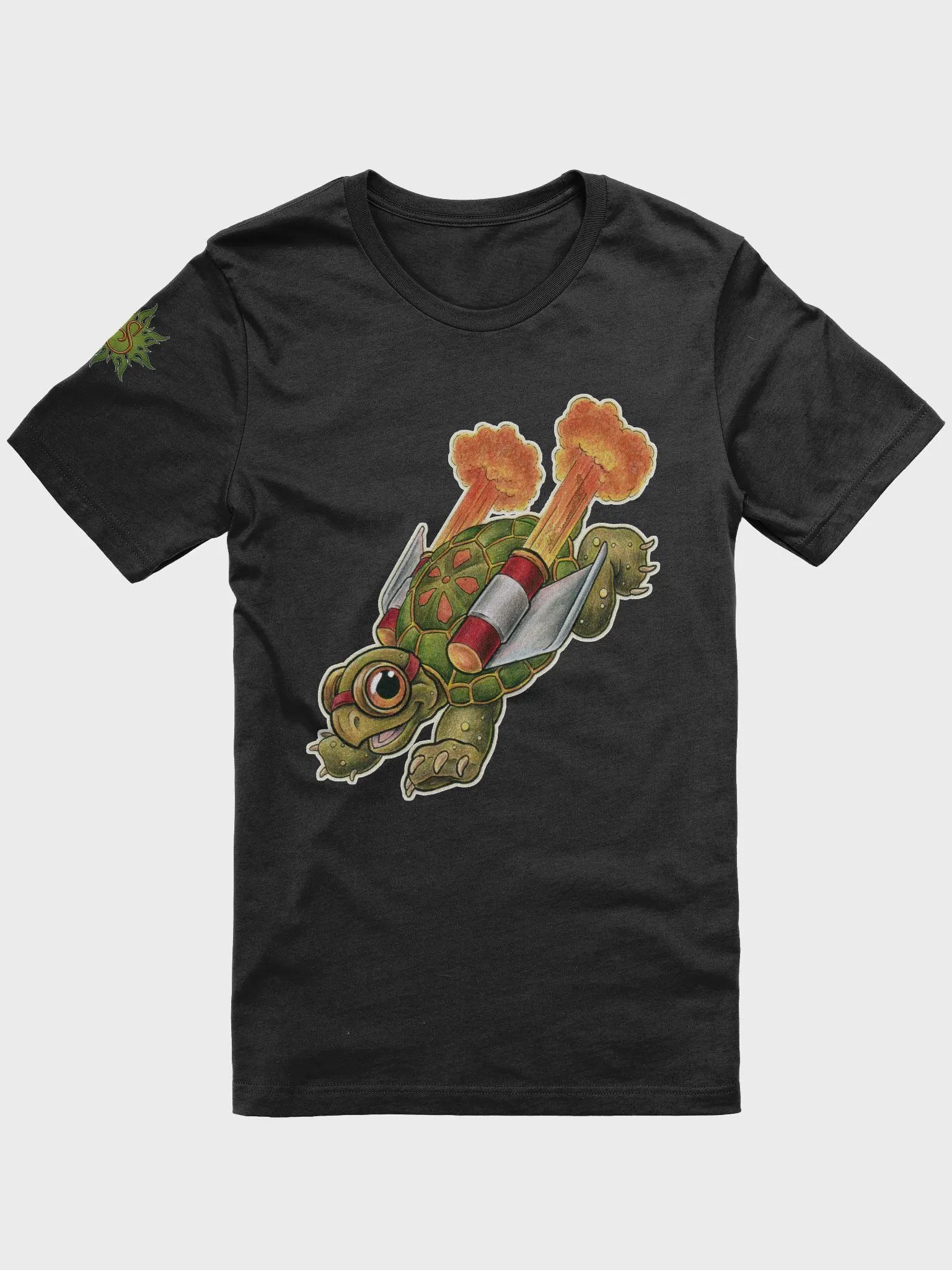 Jetpack Tortoise - SharpTattoos @ Strega Rose Tattoo Arts Supersoft Tee product image (11)