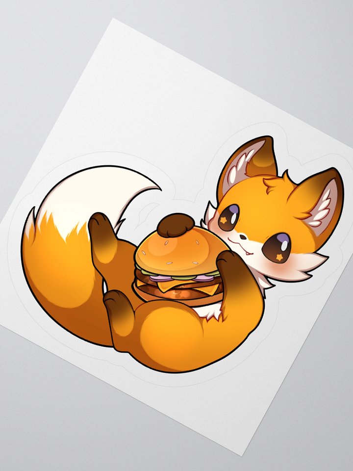 Burger Fox Sticker product image (6)