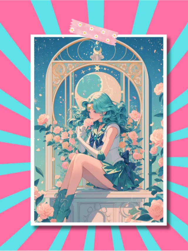 Sailor Neptun Print - Roses and Night Sky product image (3)