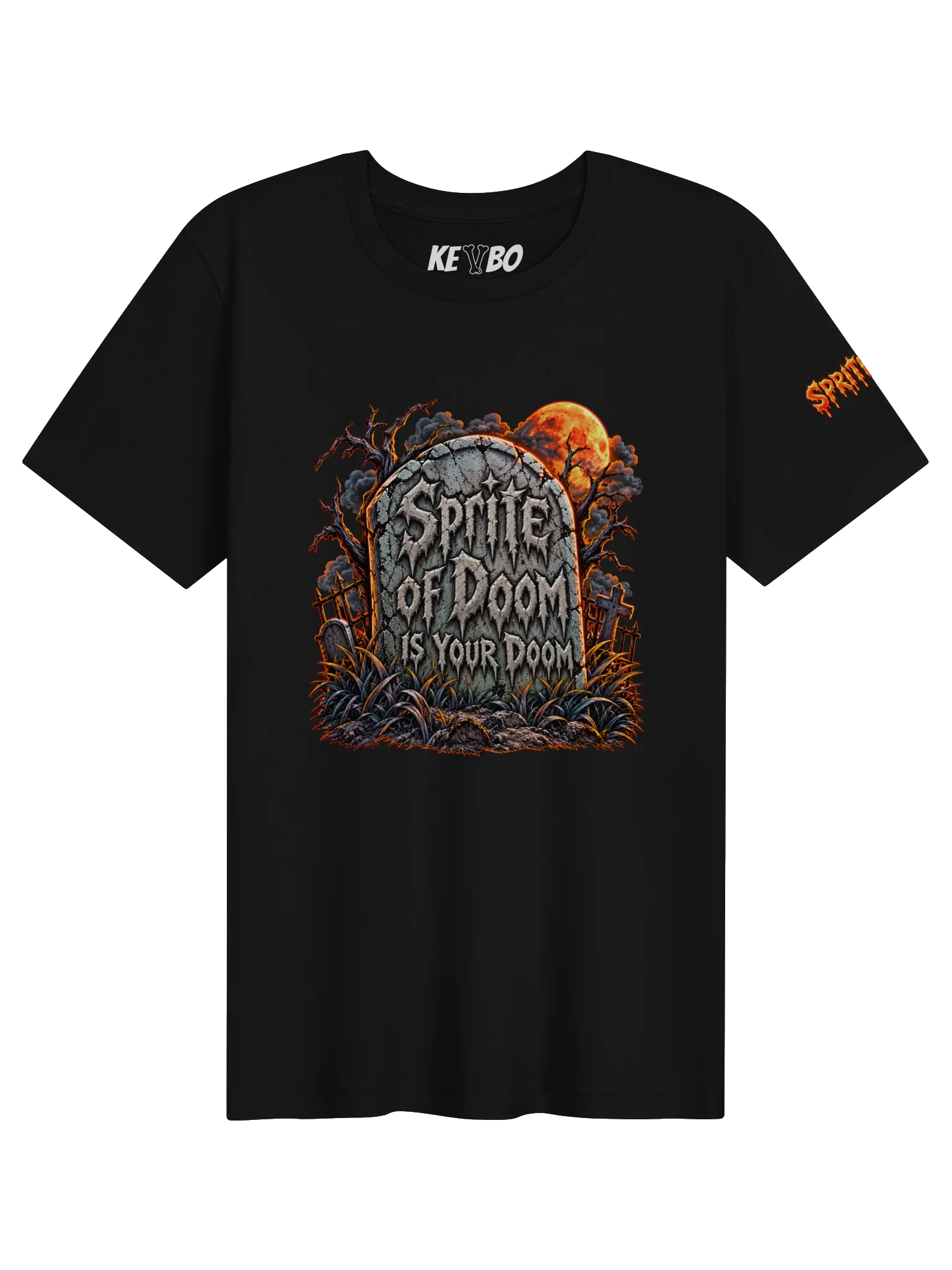 SPRITEFEST "Sprite of Doom" ADULT Black T-Shirt product image (1)