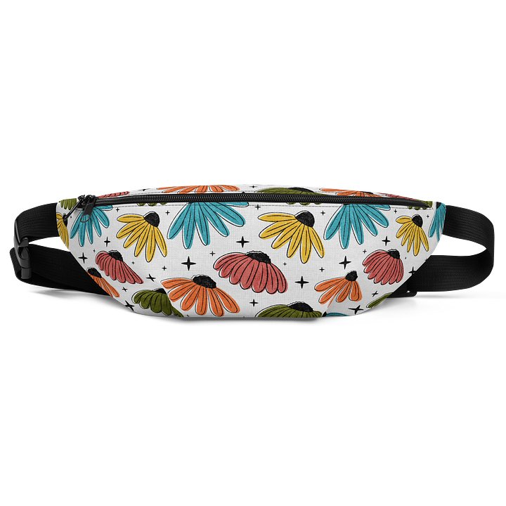Retro Halftone Coneflowers Fanny Pack product image (1)