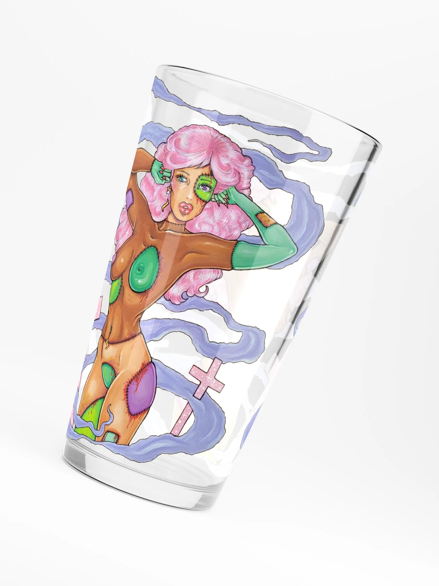 Eve, Frankenbabe pint glass product image (6)