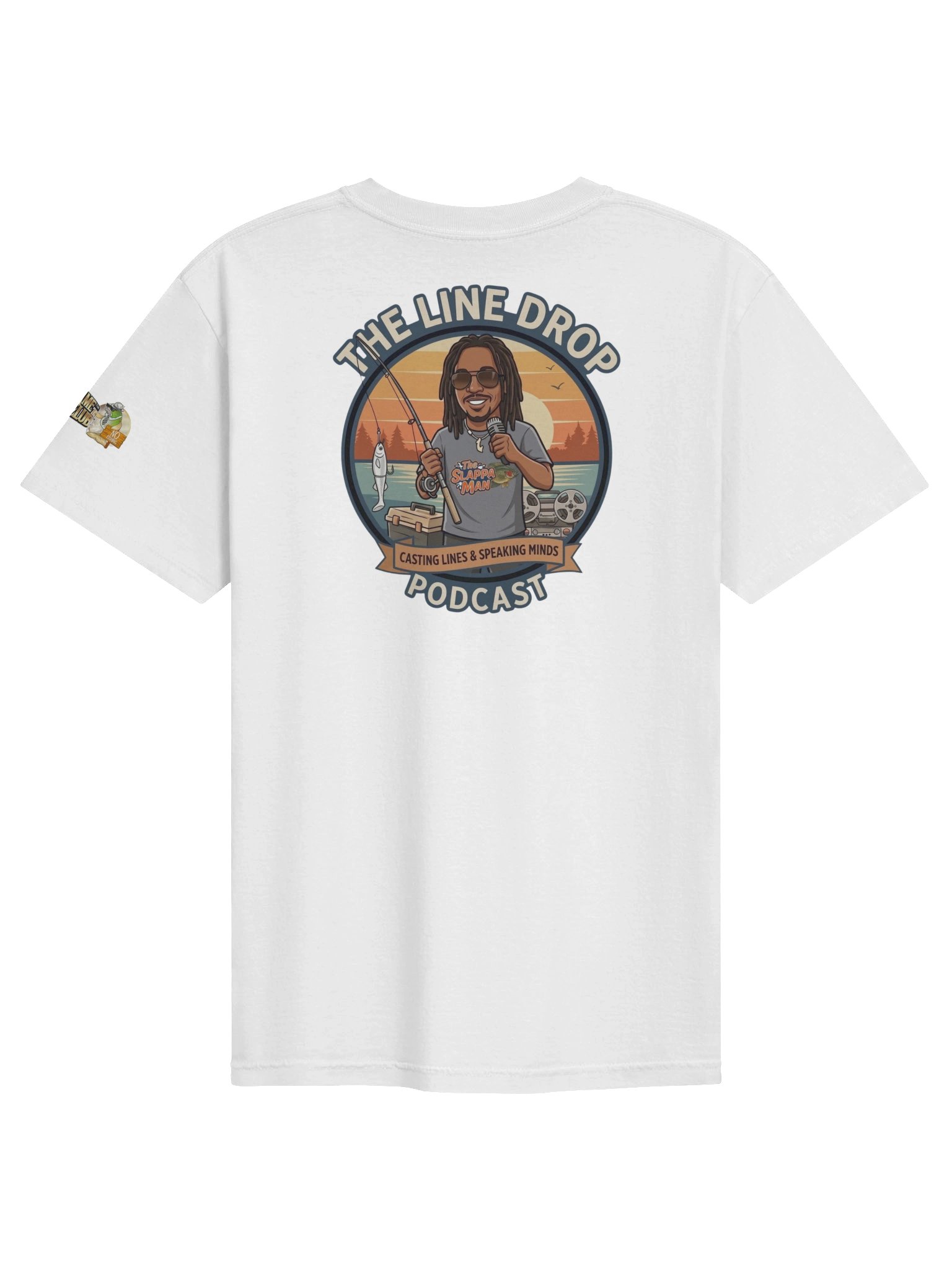 Cletus Clearlake/ Line Drop Podcast Logo Tee product image (2)
