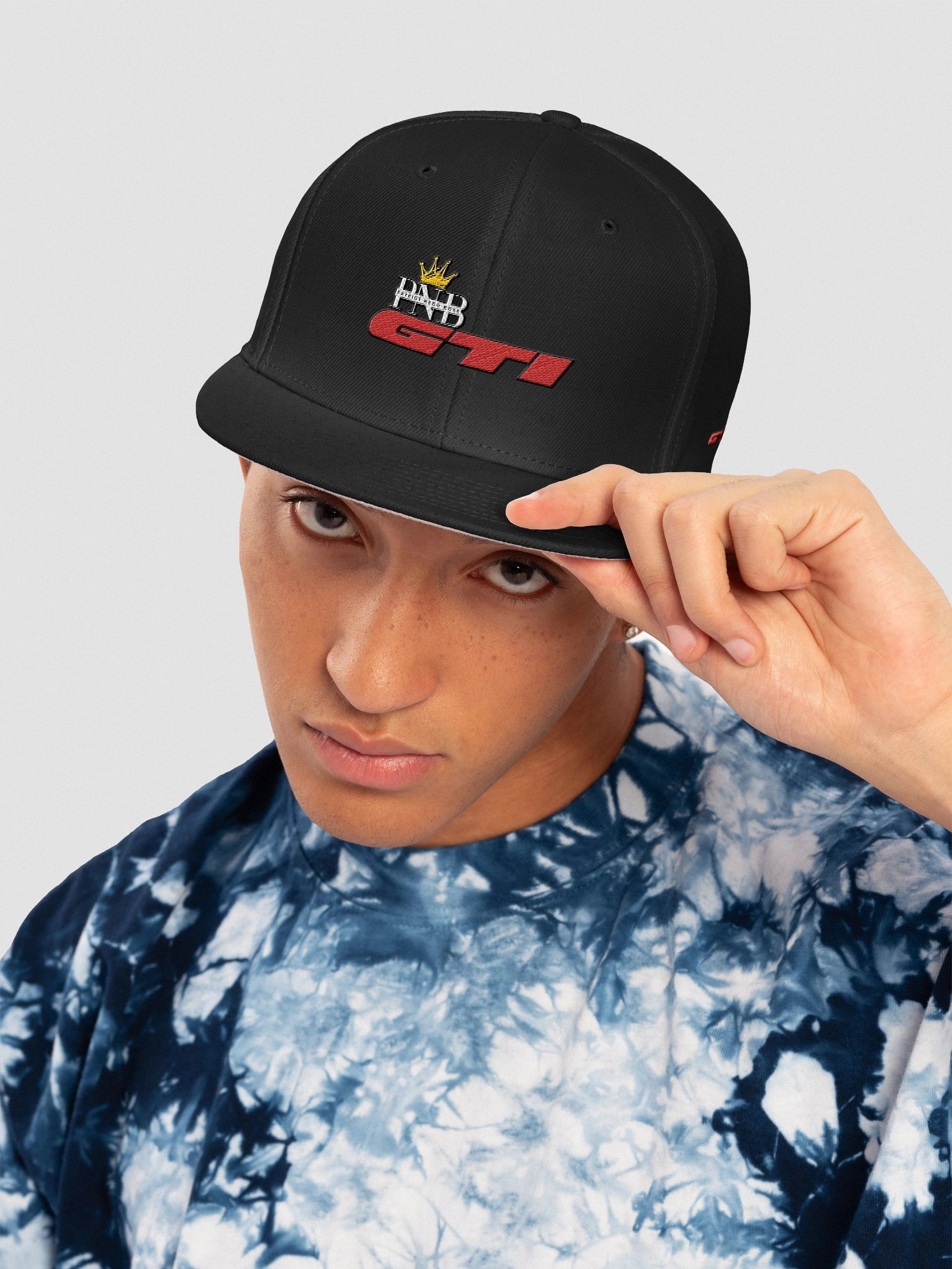 Bold Red GTI Snapback Cap product image (5)