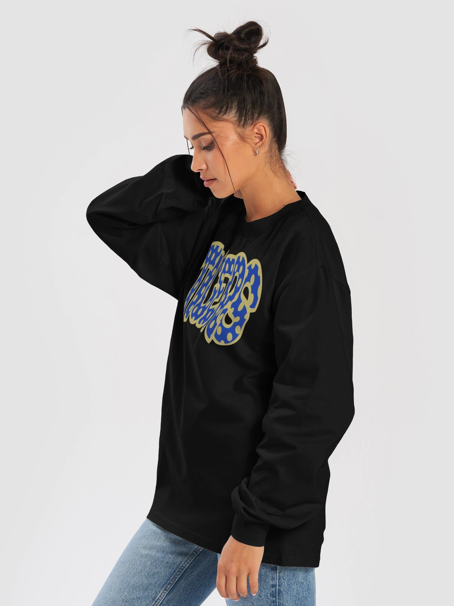 Tigers Polka Dot Long Sleeve T-Shirt product image (27)