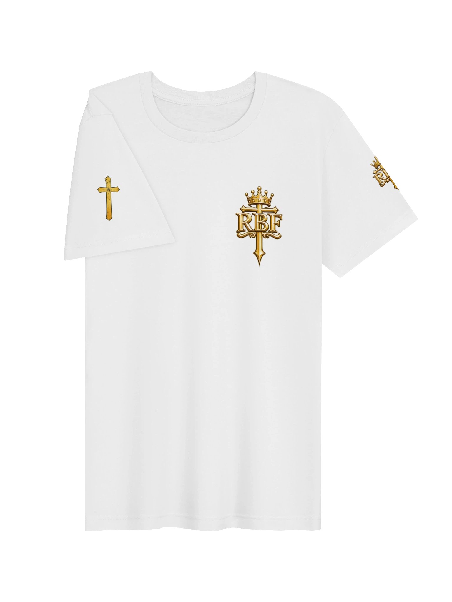 Strength & Honour — Proverbs 31:25 Floral Cross T-Shirt product image (3)