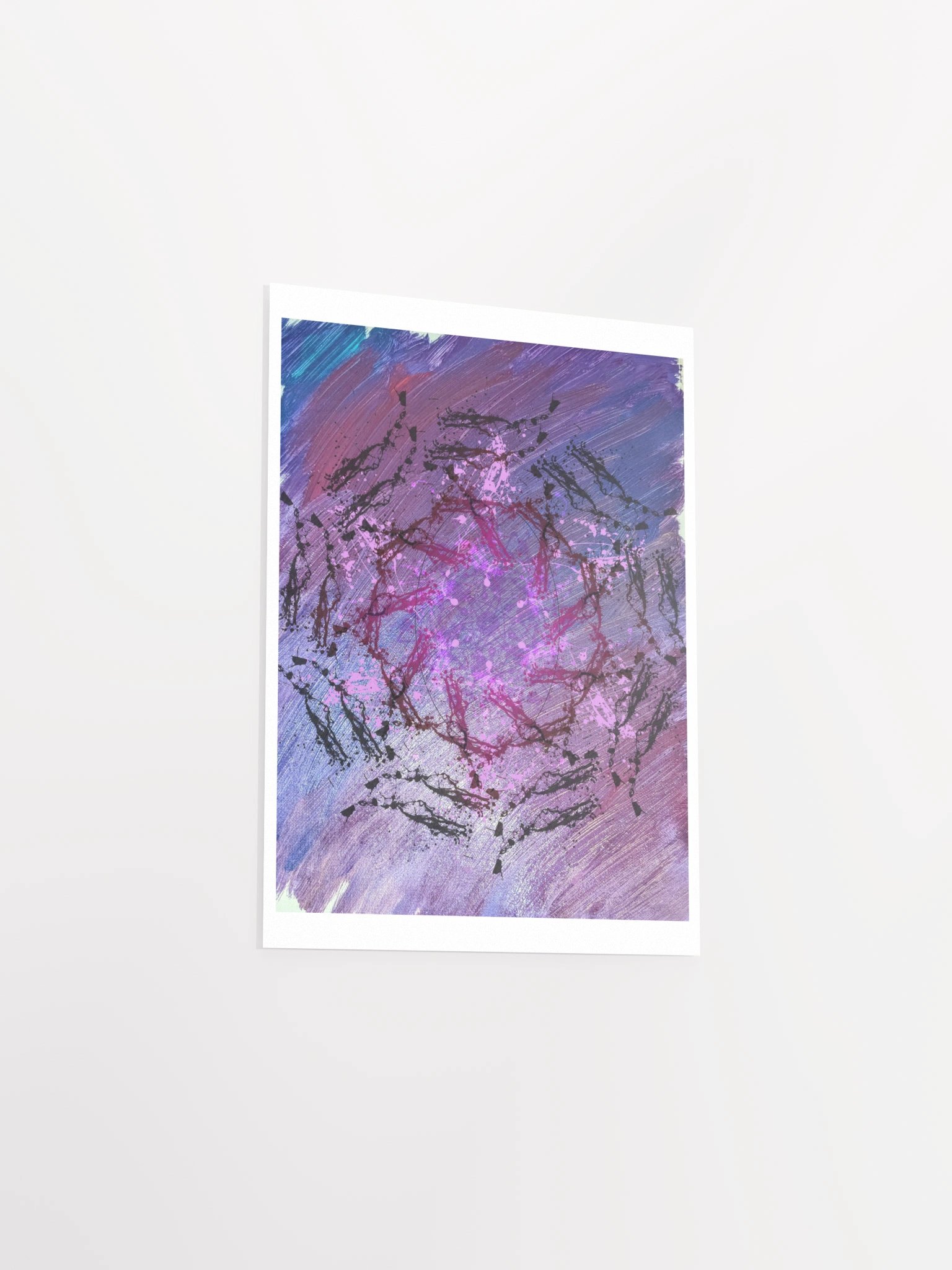 Violet Singularity Abstract Poster product image (6)
