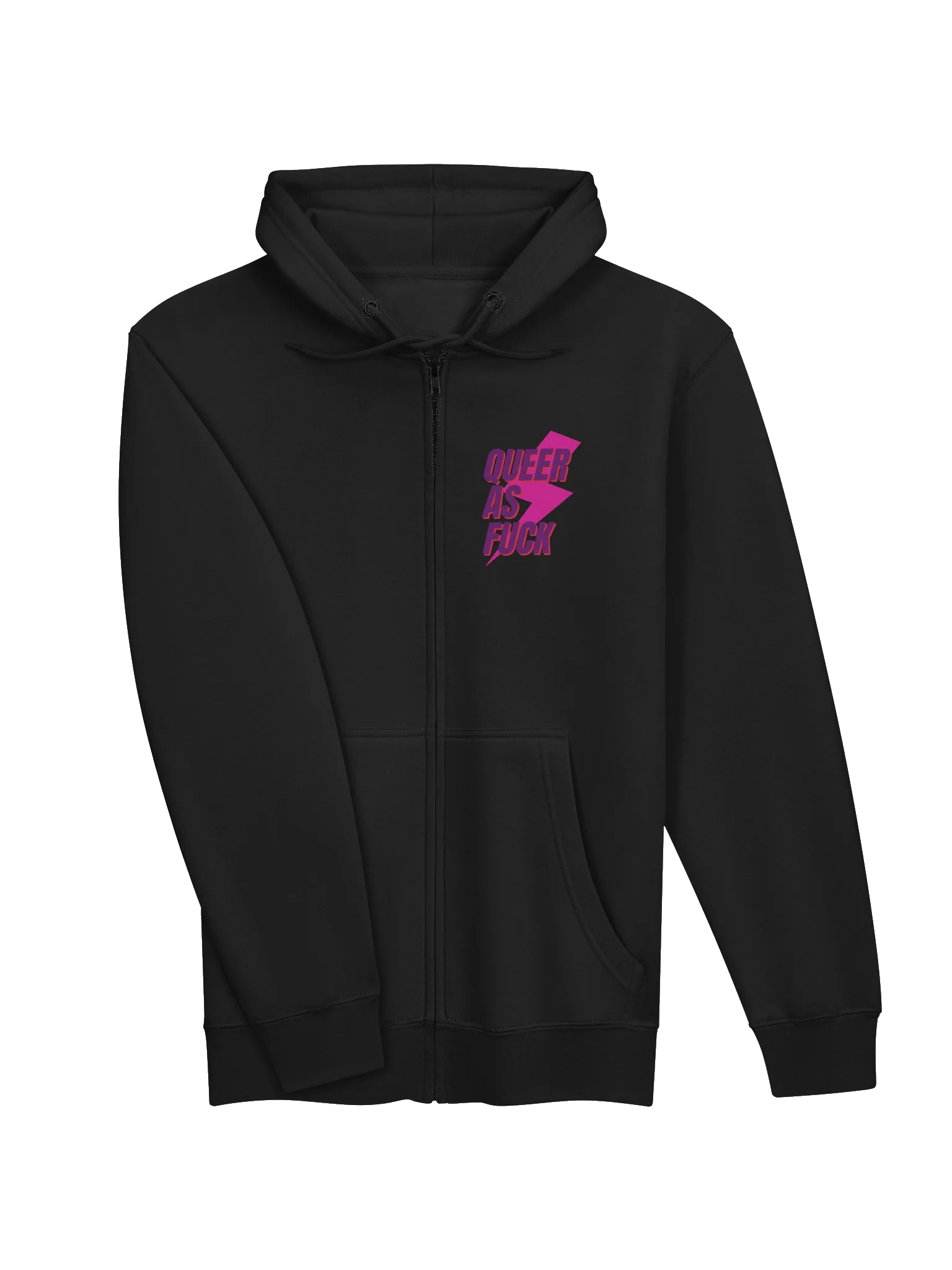 Queer AF zip hoodie product image (15)