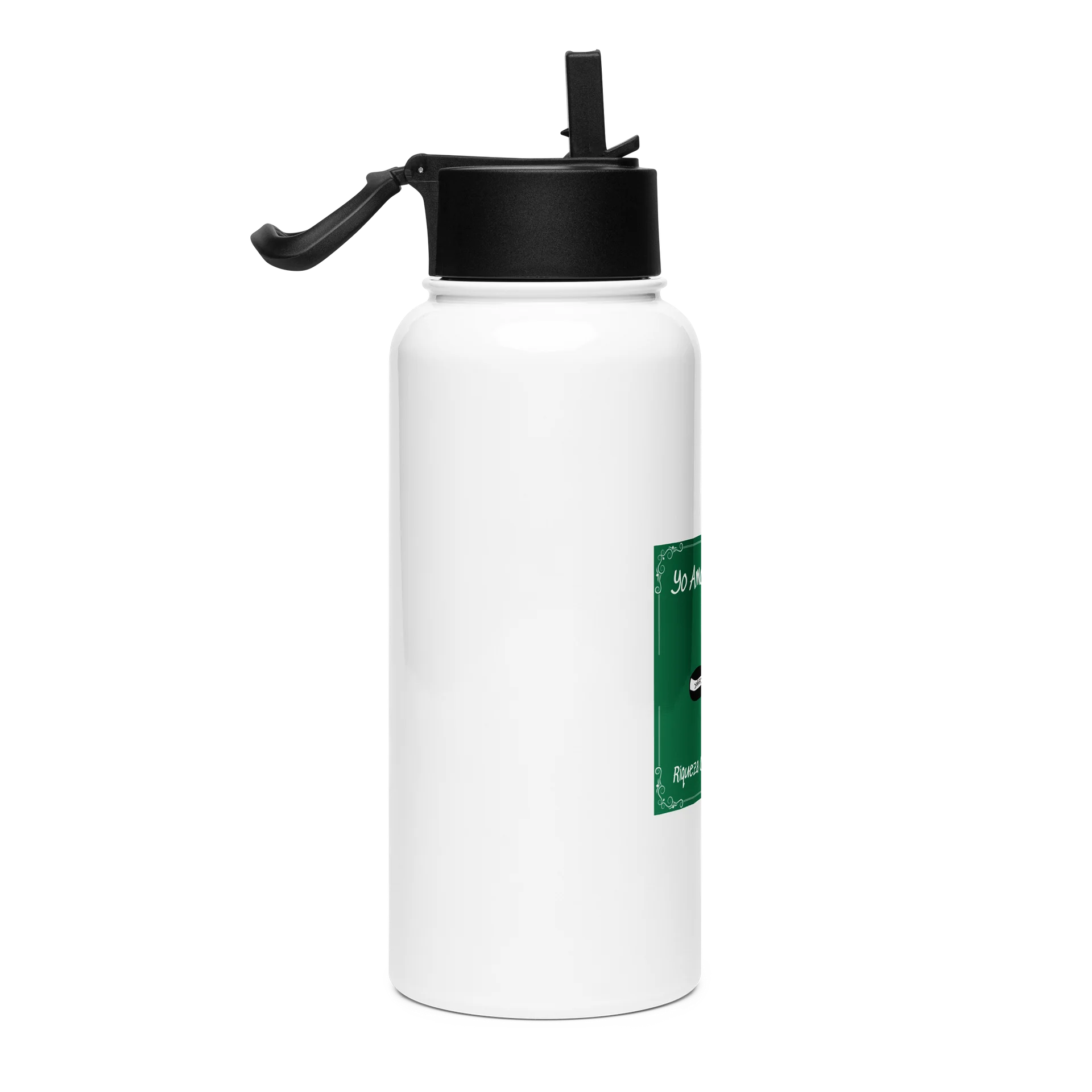 MARIACHI MEXICO Stainless Steel Water Bottle with a Straw Lid product image (4)