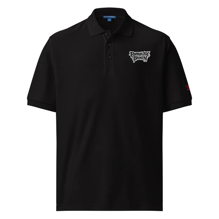 Portray the Broken Embroidered Polo Shirt product image (1)