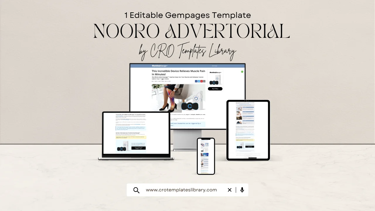 Nooro Shopify Advertorial Template product image (1)