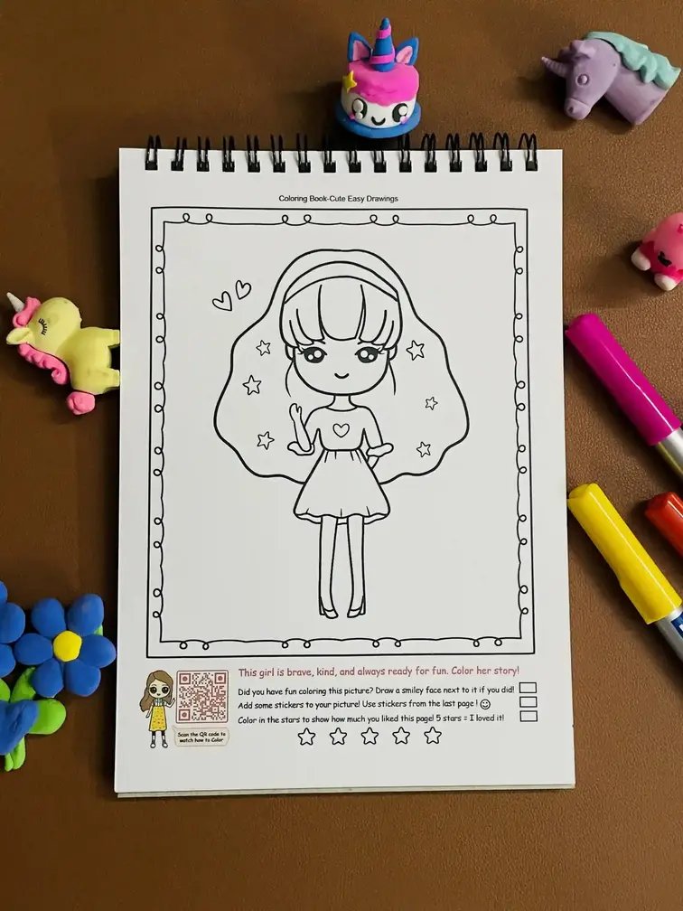 Cute Easy Drawing – Sparkly Girls Coloring Fun (IN) product image (2)