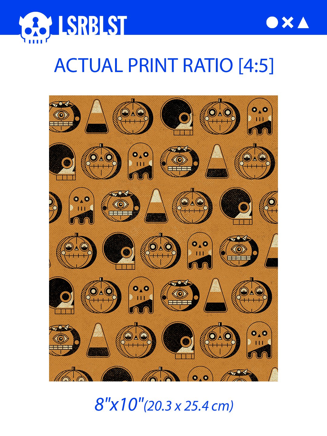 Halloween Pattern #3 | Framed Print product image (3)
