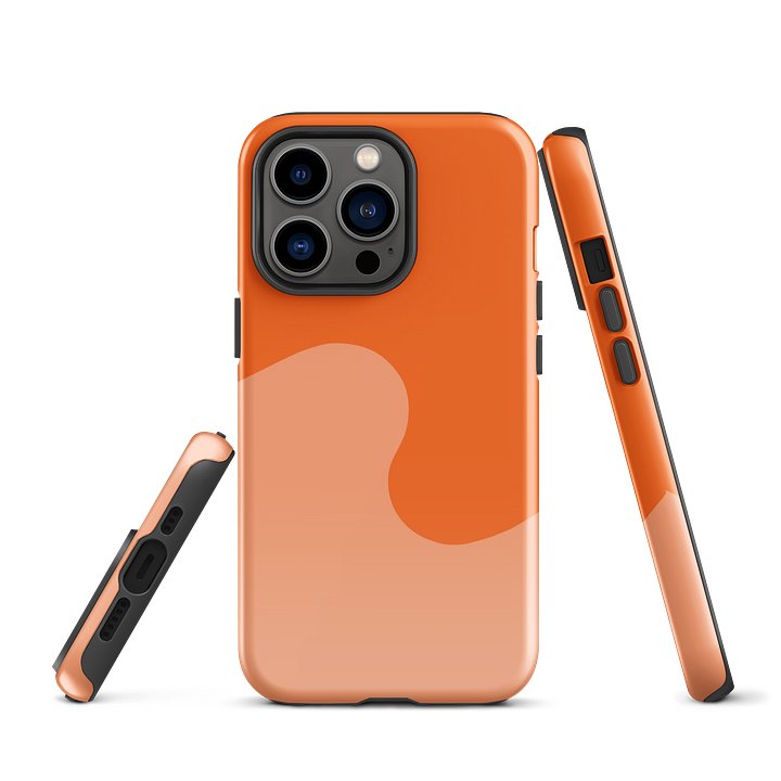 Orange Soda Minimal Wave iPhone Case product image (2)