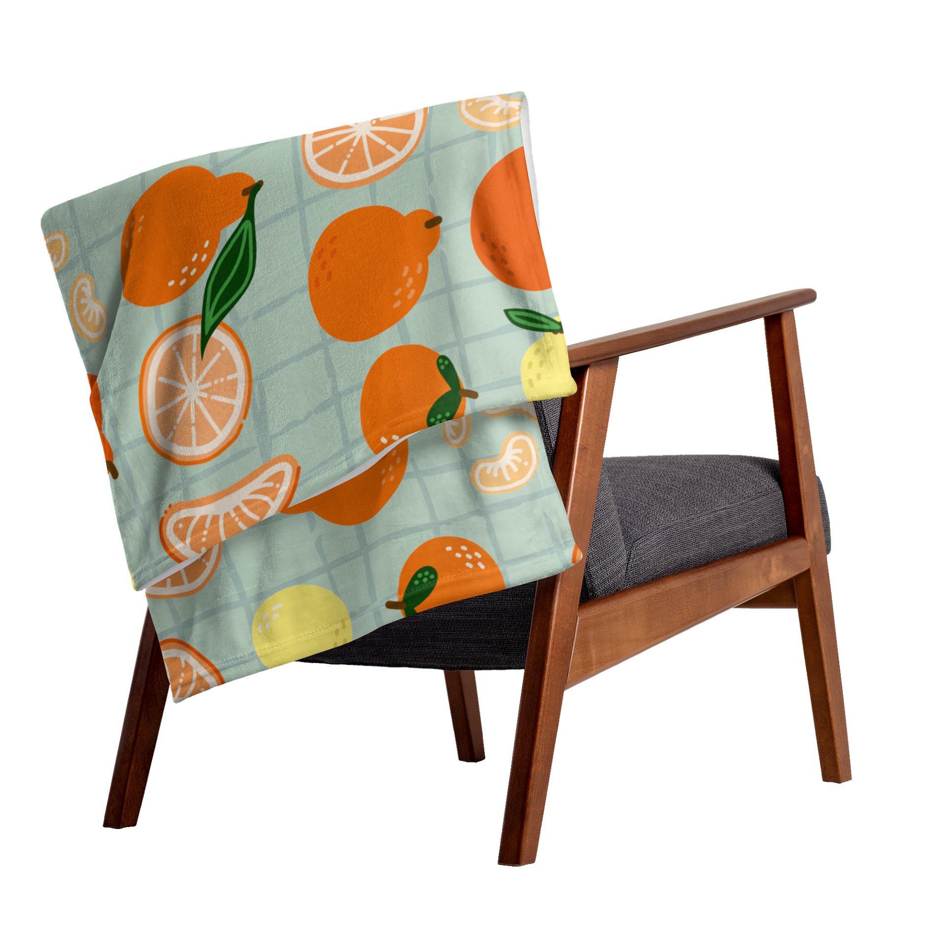 Oranges Soft Picnic Blanket product image (5)