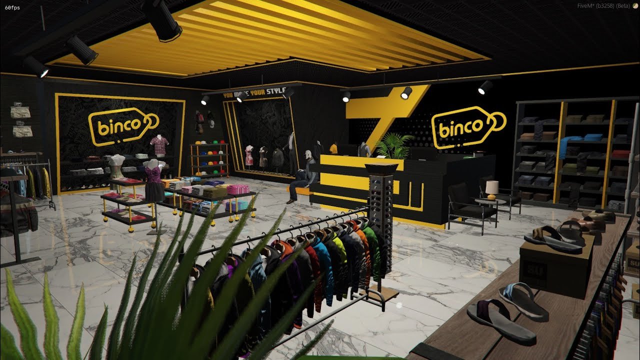 FiveM Clothing Store MLO | Binco Rework | FiveM Maps product image (1)