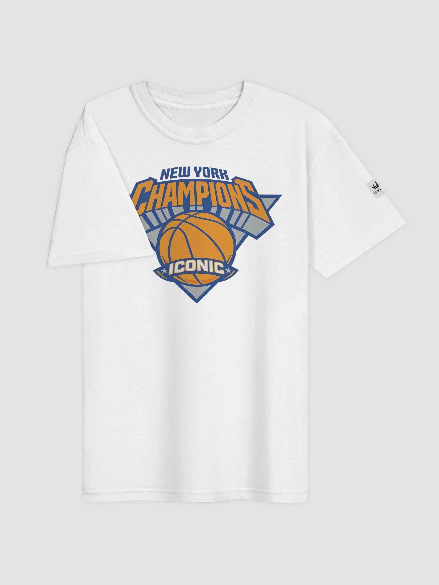 New York Champions ICONIC Basketball Tee | NYC Victory Celebration Shirt product image (3)