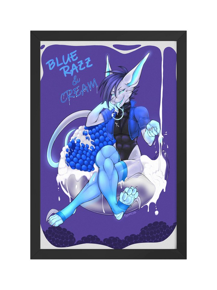 Blue Razz & Cream Framed Poster product image (2)