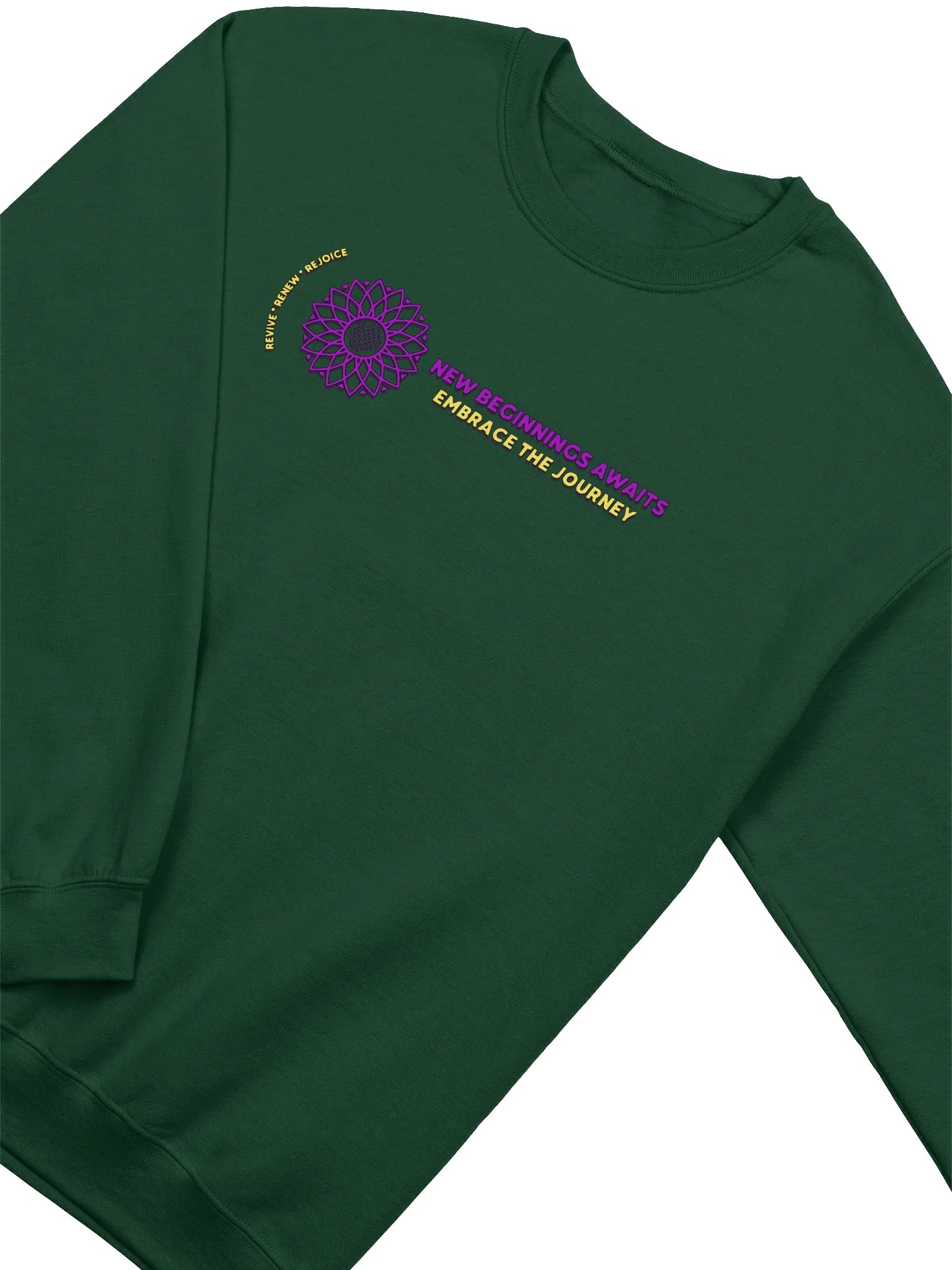 New Beginnings Mandala Blossom Crewneck Sweatshirt product image (6)