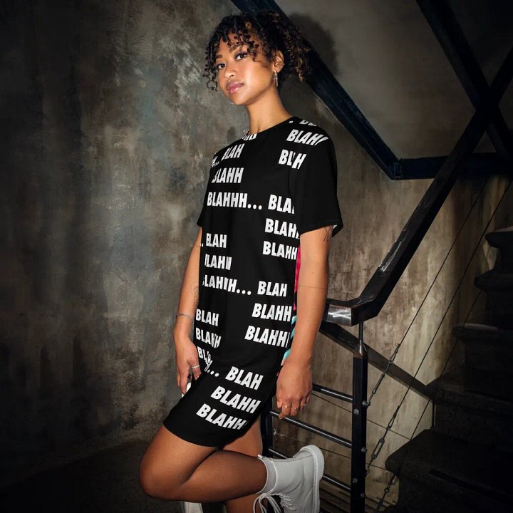 Blahh Tshirt Dress product image (1)