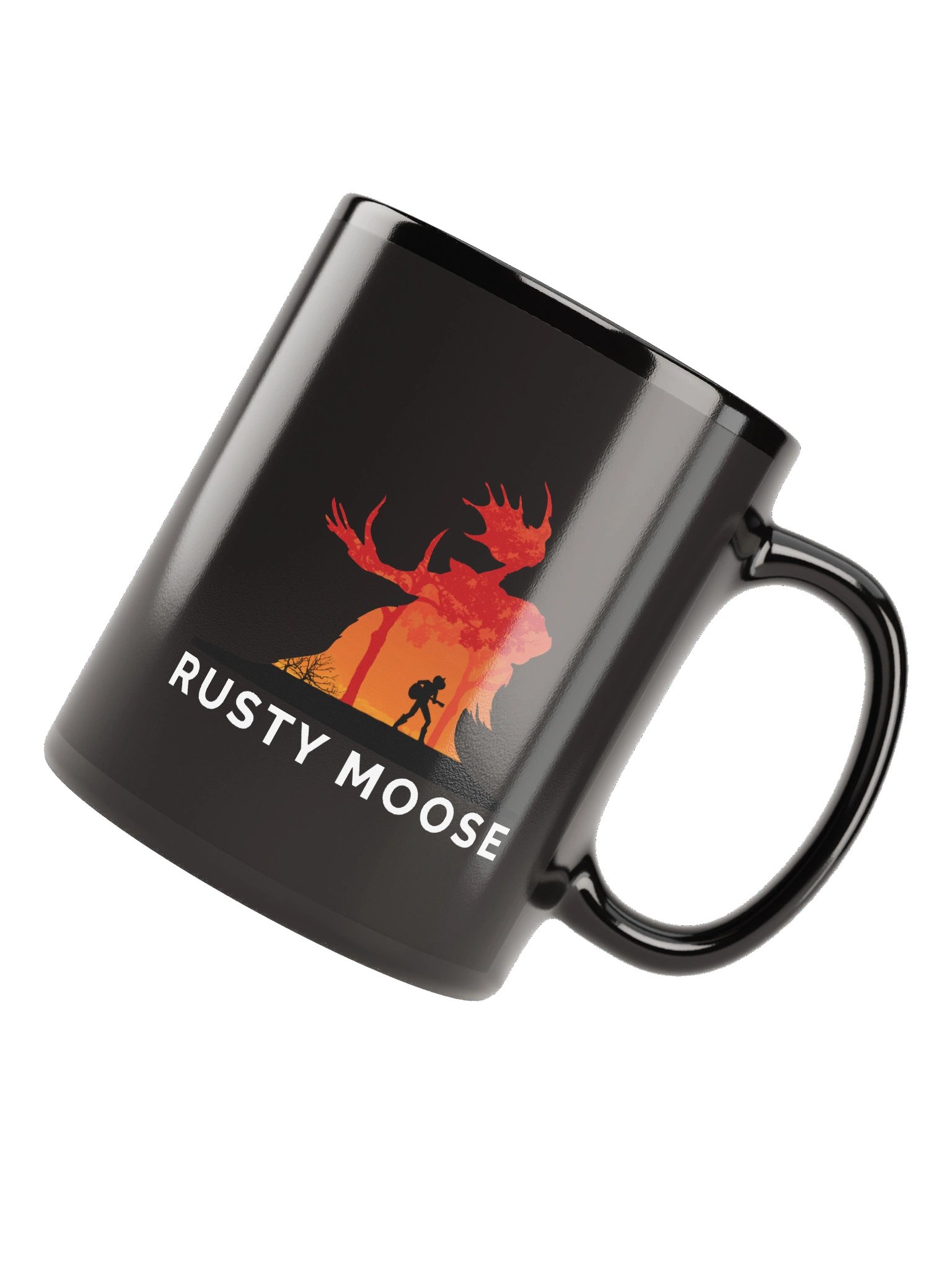Rusty Moose Coffee Mug (Black) product image (4)