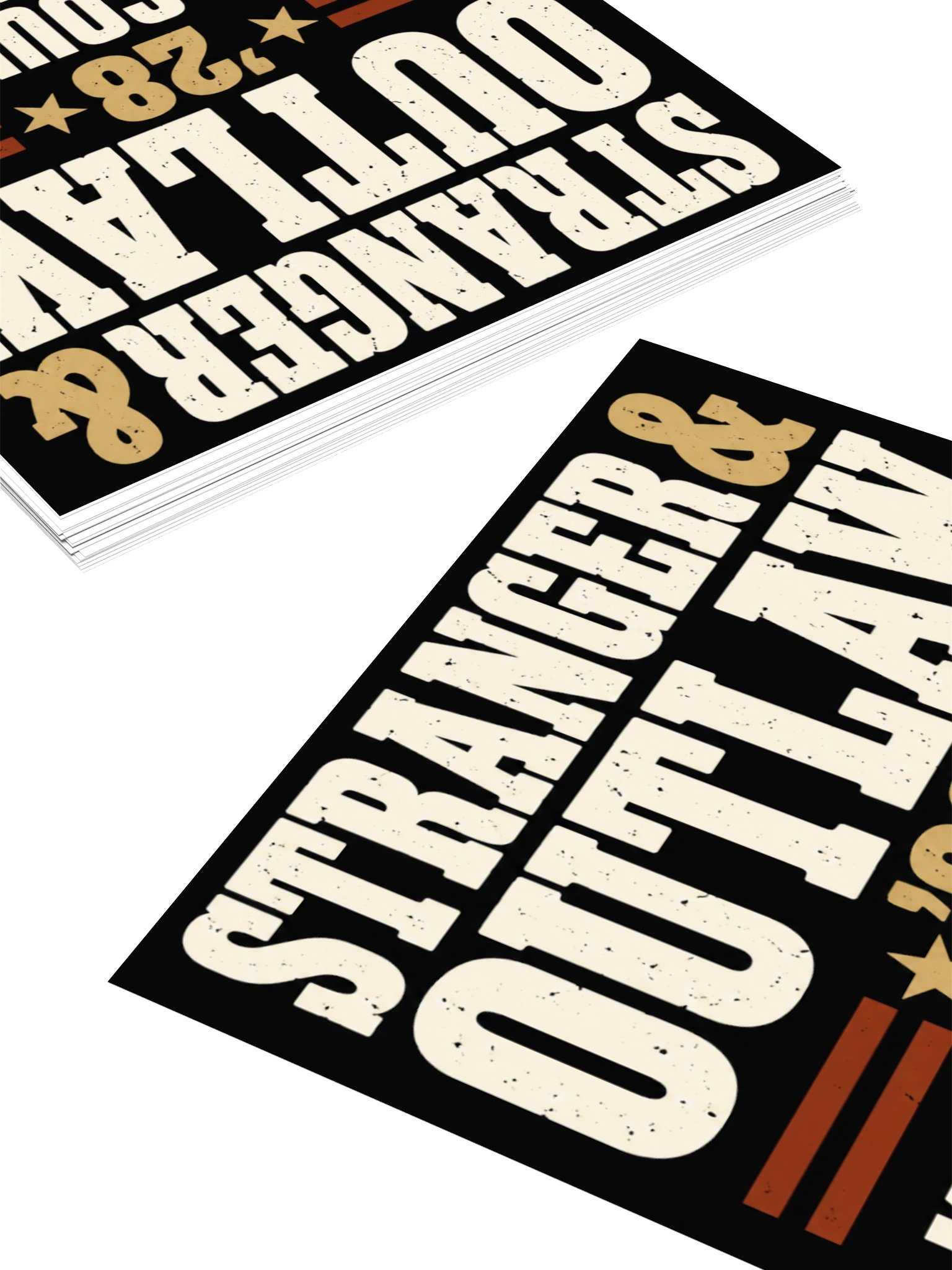 Stranger & Outlaw '28 Sticker — Drop 006 product image (4)