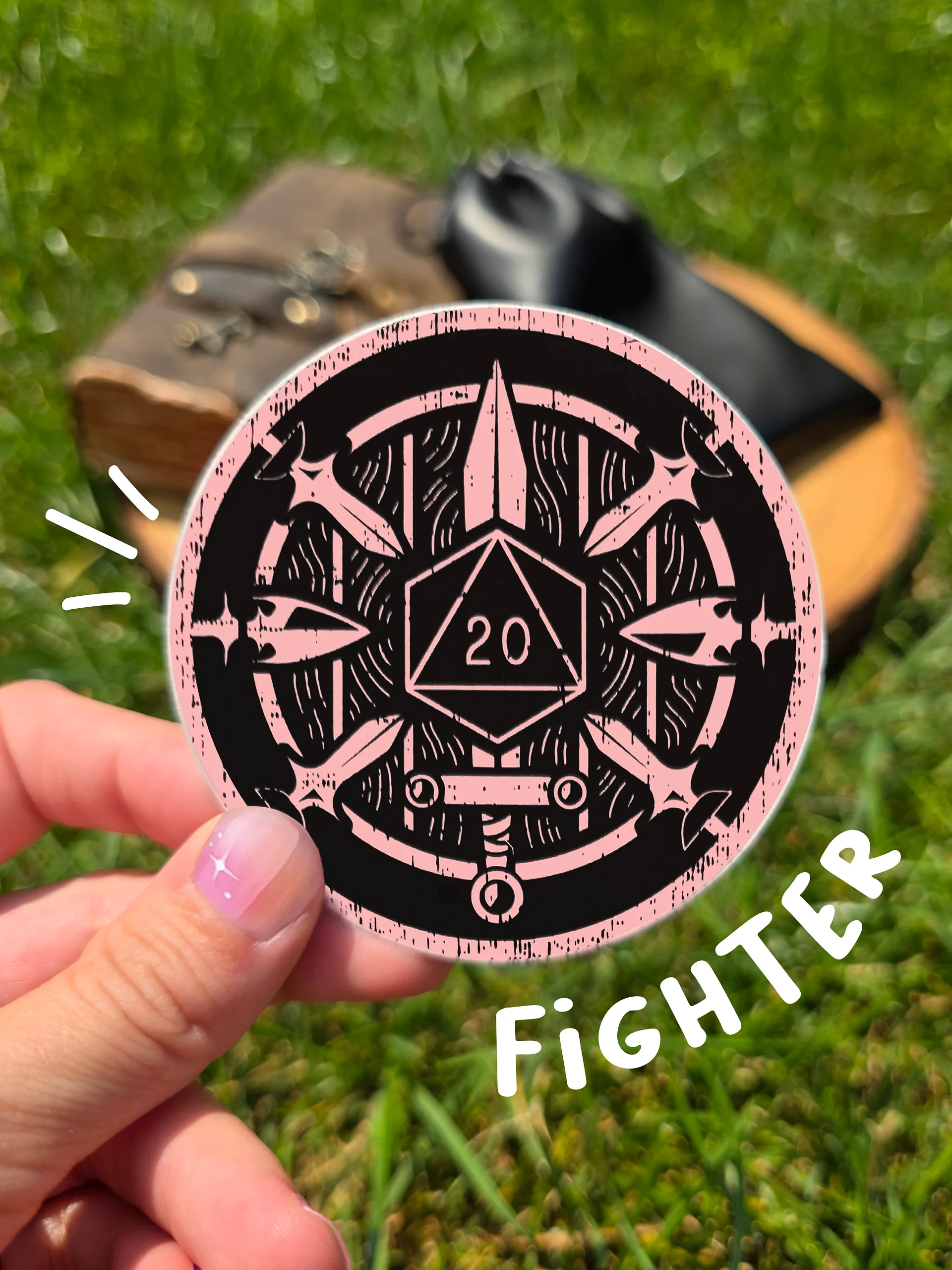 Fighter DND Sticker product image (1)