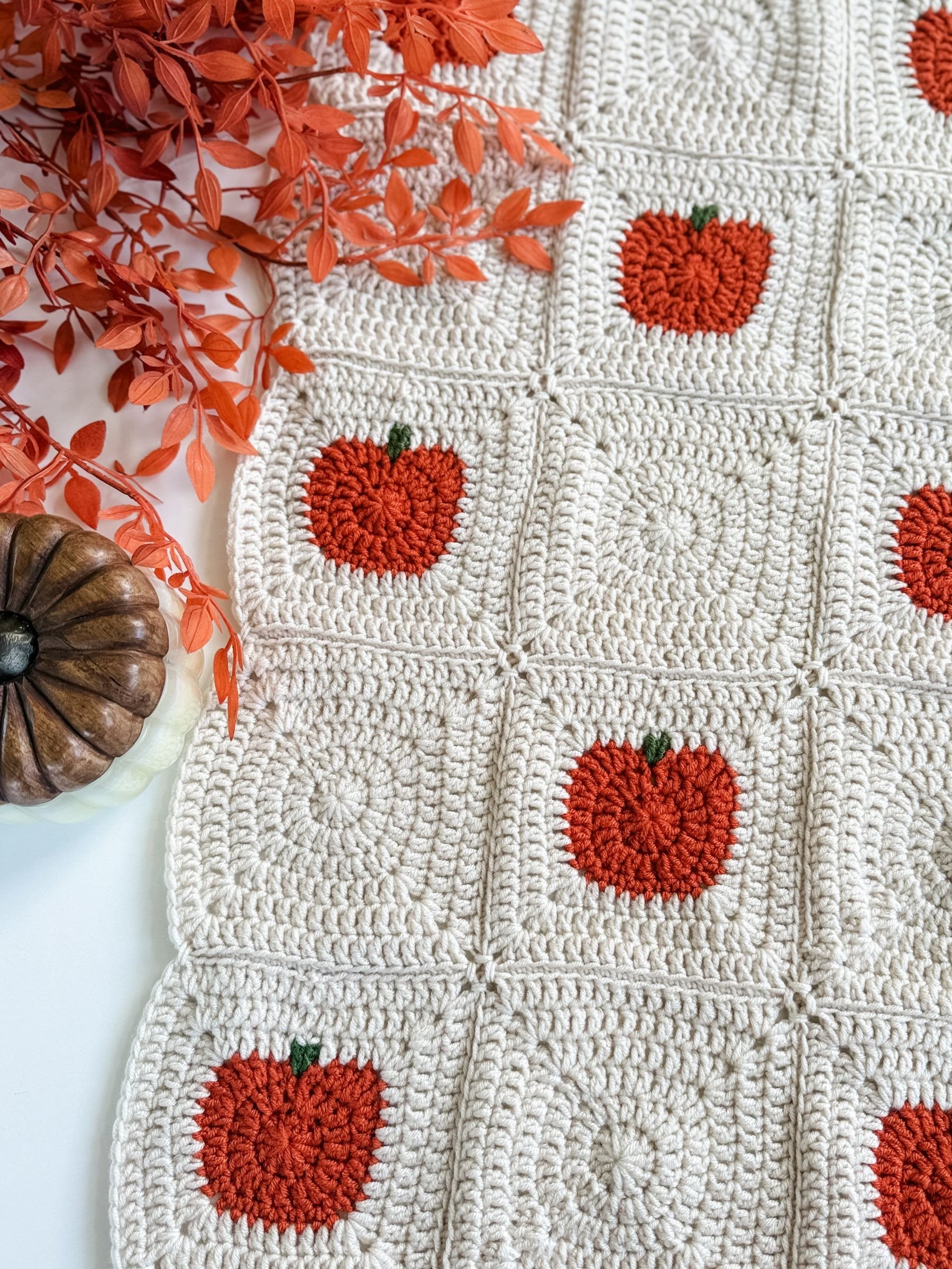 The Pumpkin Patch Blanket Crochet Pattern product image (6)