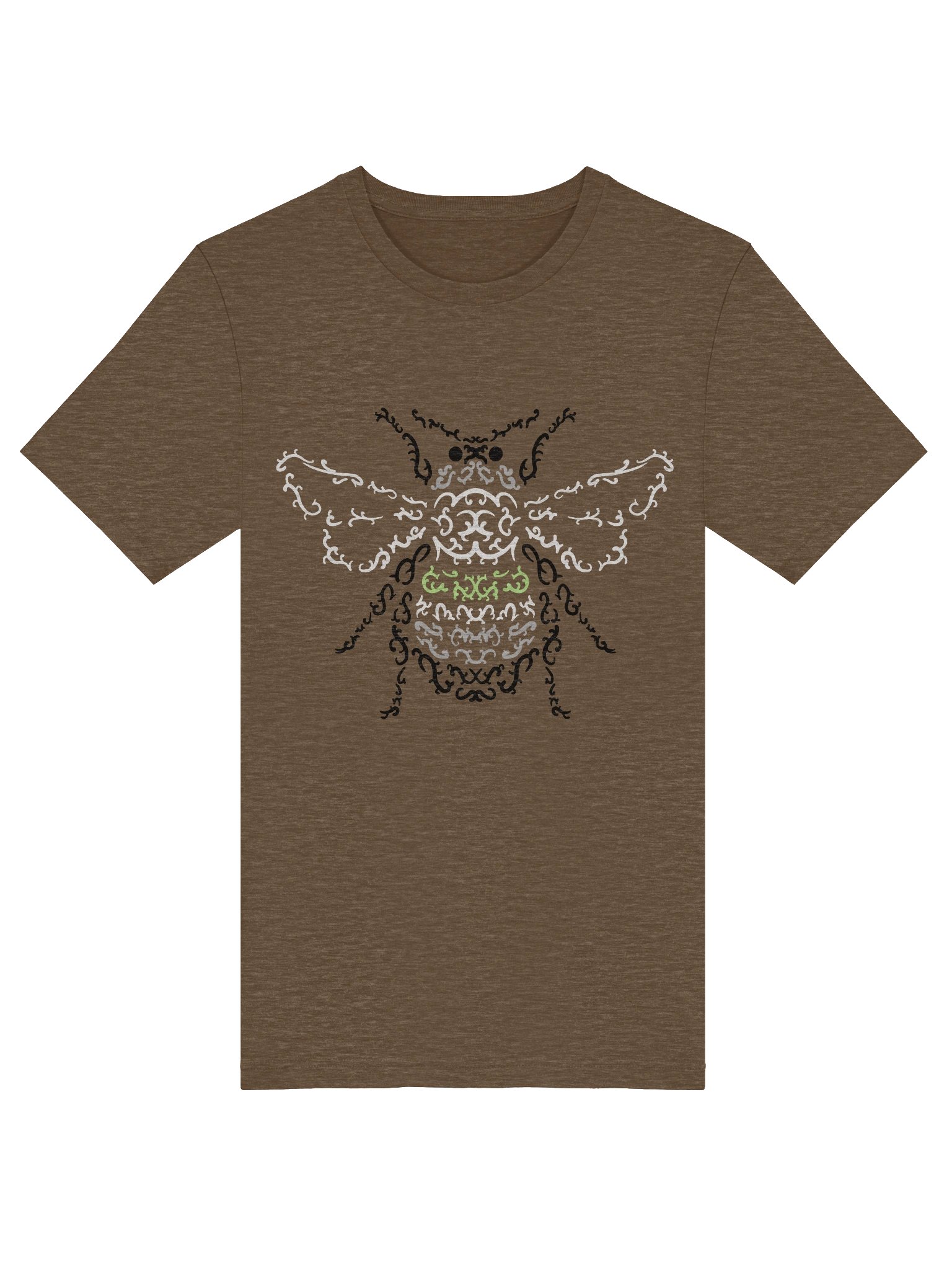 Agender Stripes Bumblebee Graphic Tee product image (20)