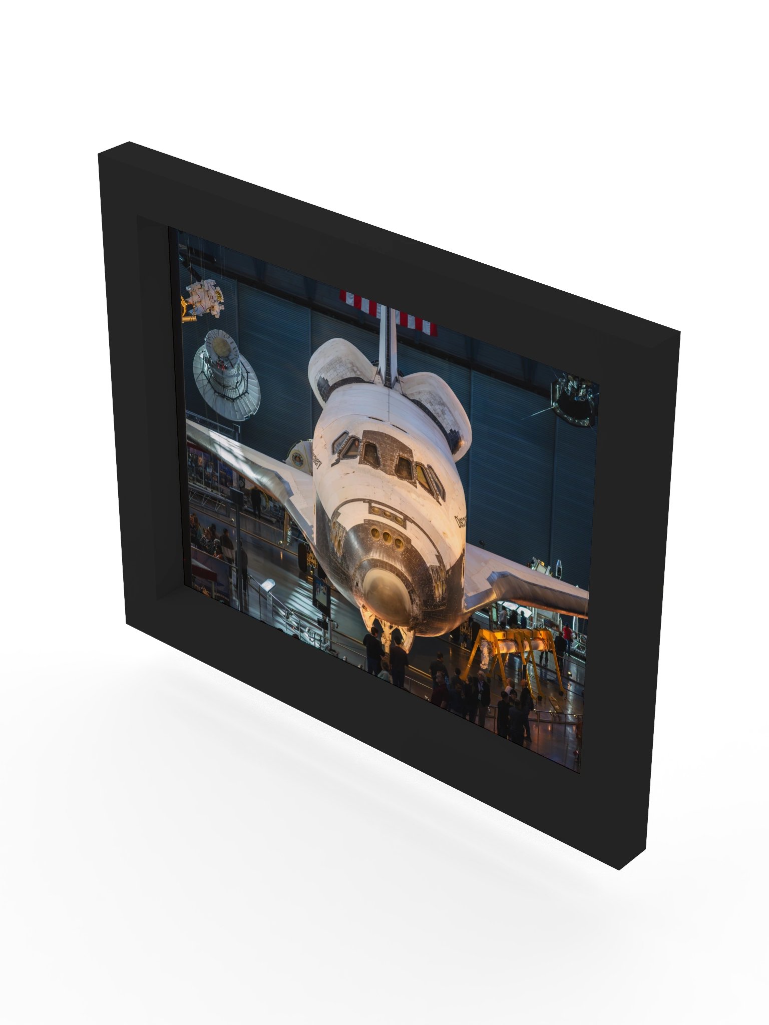 Beyond the Horizon – Space Shuttle Discovery Framed Matte Poster product image (3)