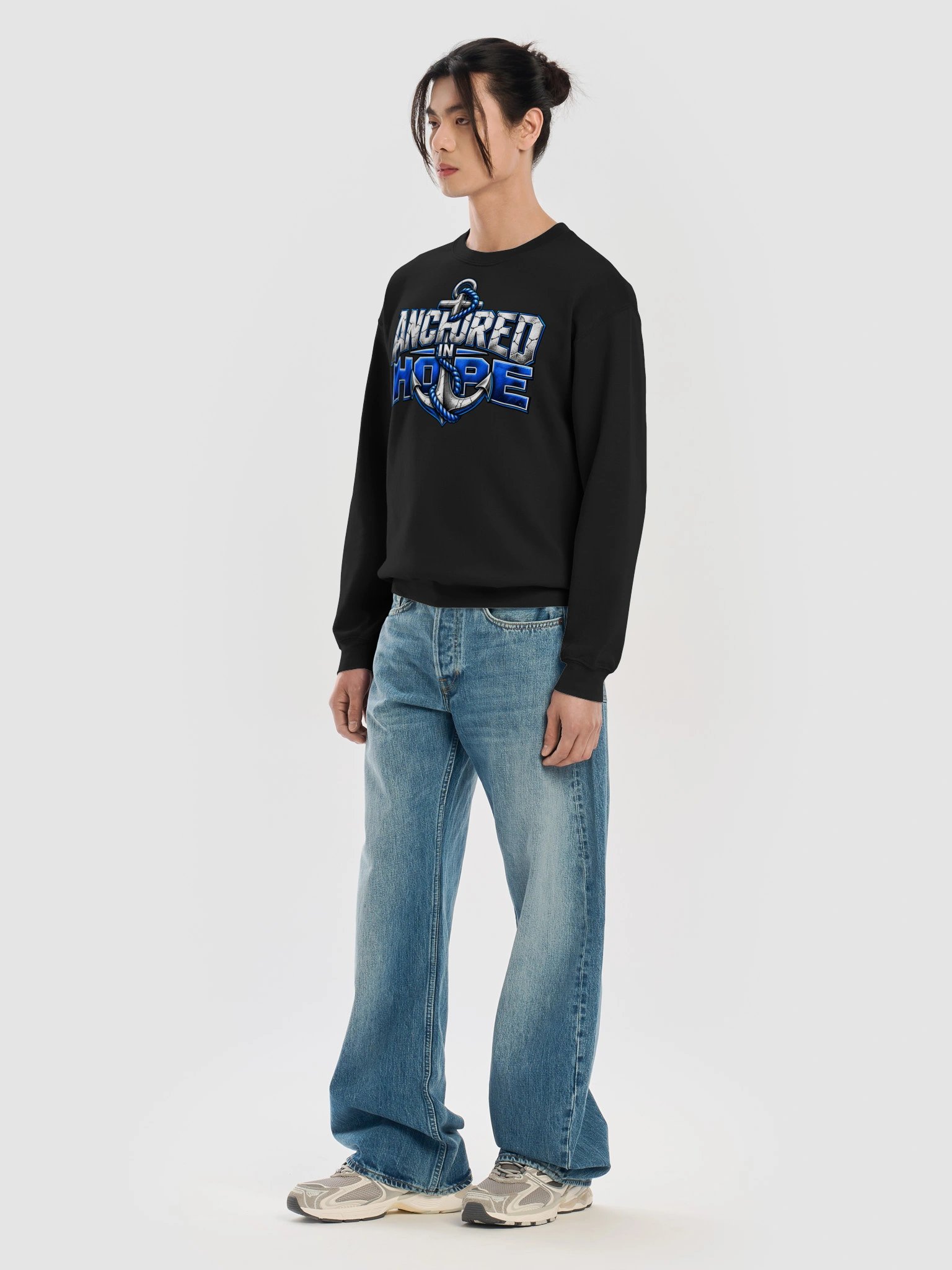 Blacktop Brand: "Anchored in Hope" Crewneck Sweatshirt product image (73)