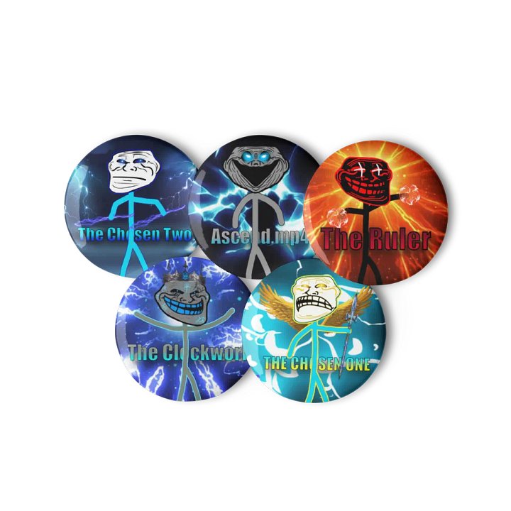 The Chosen One Character Pins Collection 5Pcs product image (1)