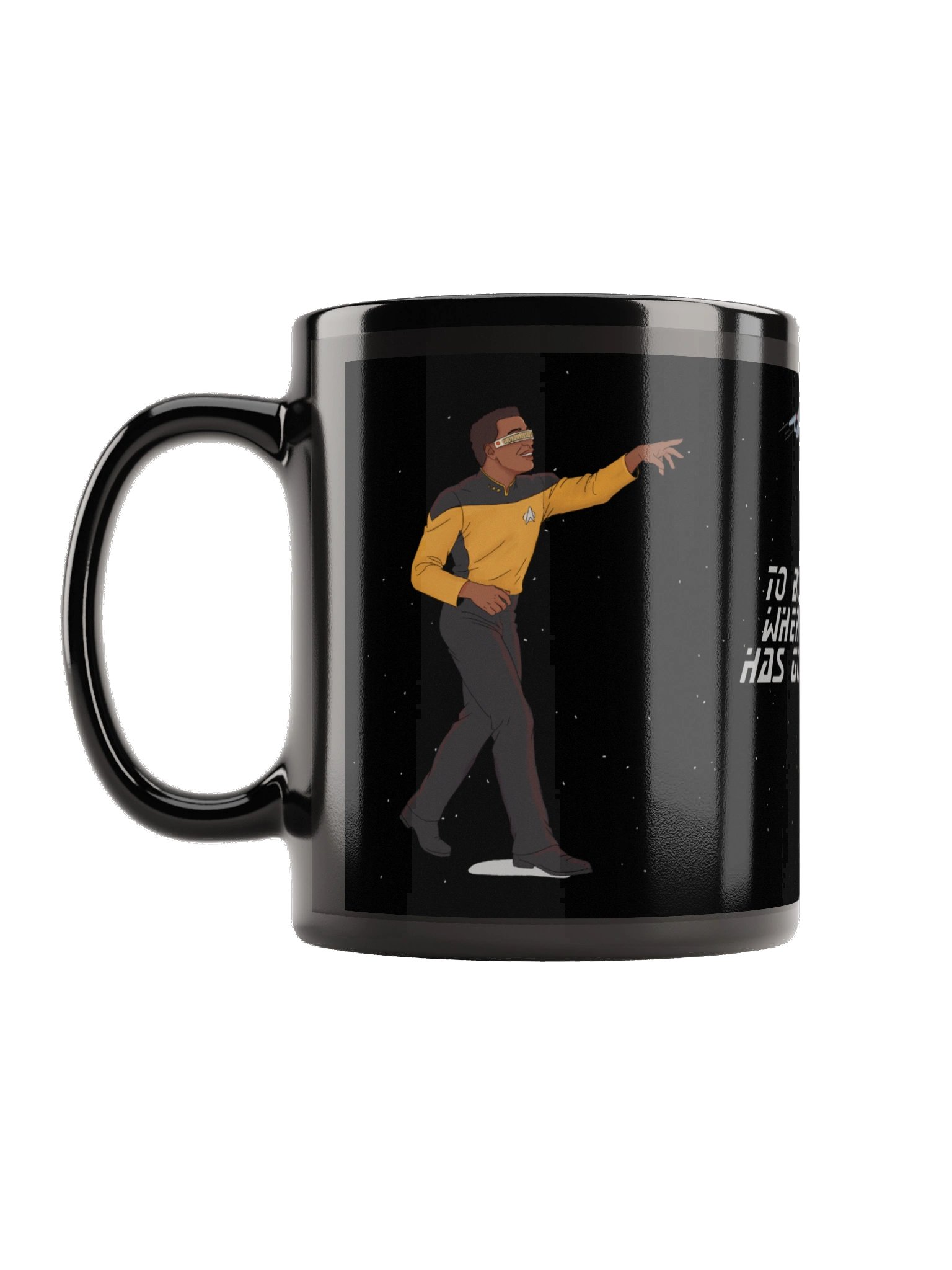 A Friendly Test Flight Mug - Black product image (1)