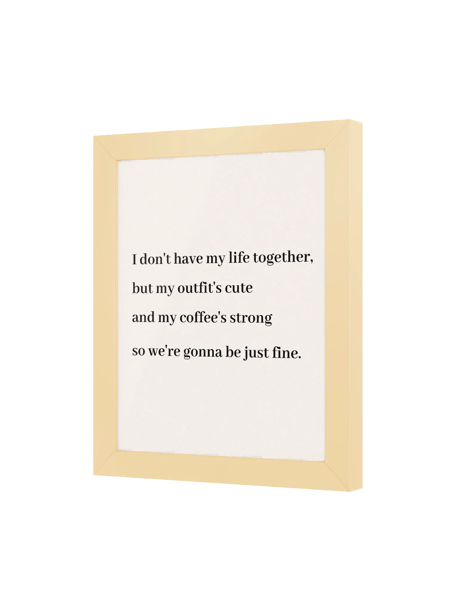 We're Fine wall art product image (7)