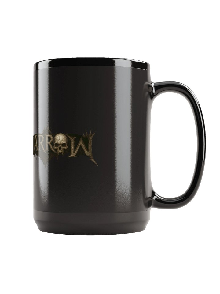 DREADMARROW Gothic Skull Black Glossy Mug product image (1)
