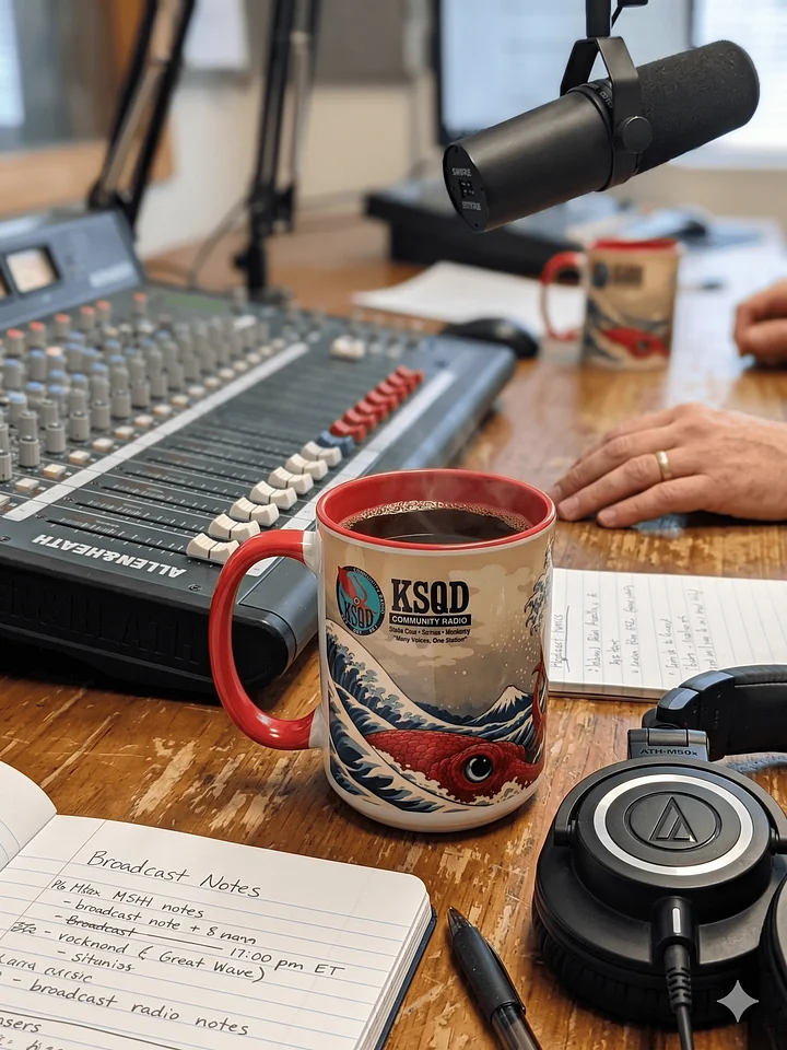 KSQD Coastal Wave Mug – Community Radio Edition product image (2)