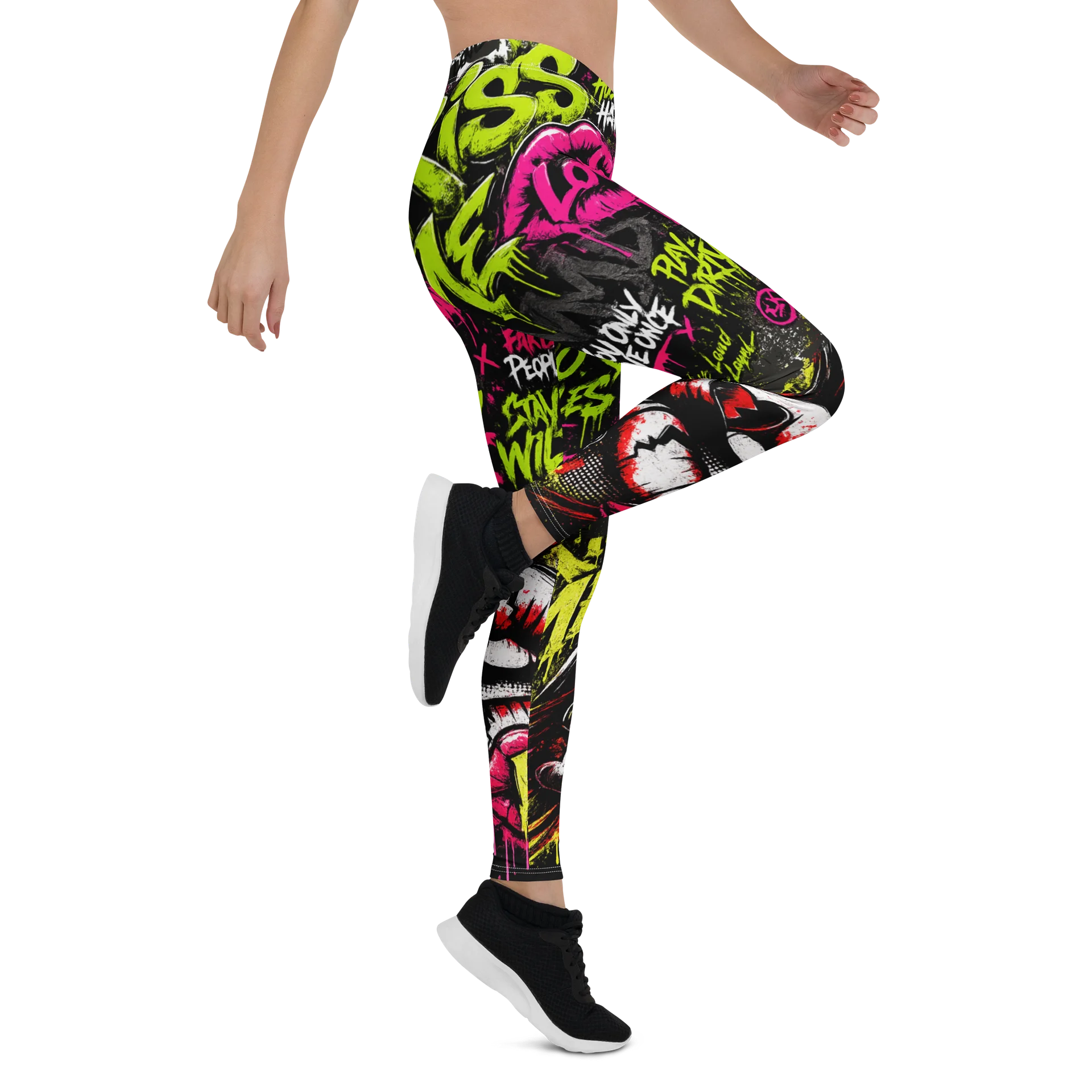 Graffiti Kiss Me Leggings product image (7)