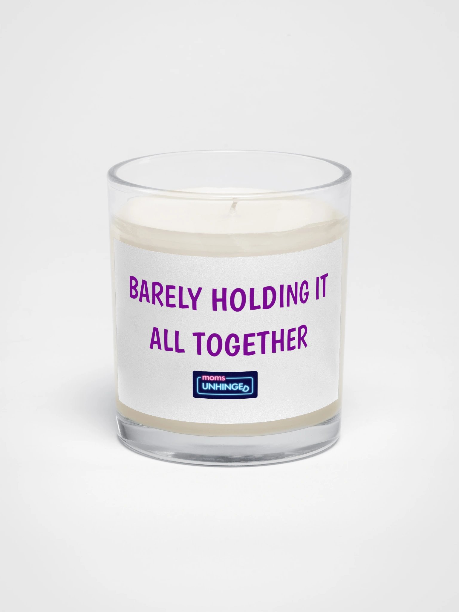 Moms Unhinged Candle - Barely product image (1)