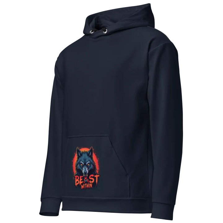 Novelty Wolf Beast Within Hoodie AOP (All Over Print) product image (2)