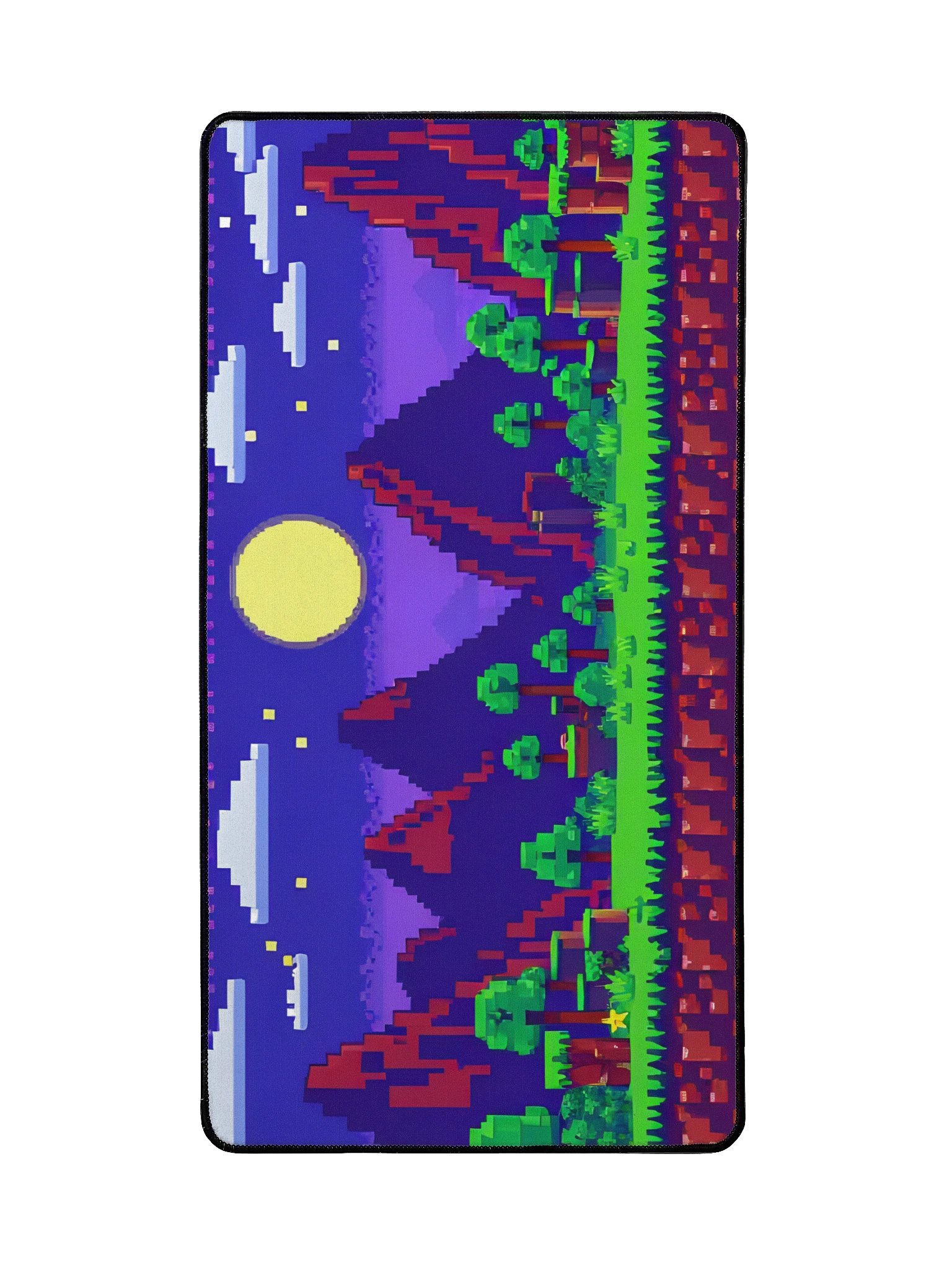 Minefort Pixel Nightscape Mousepad product image (2)