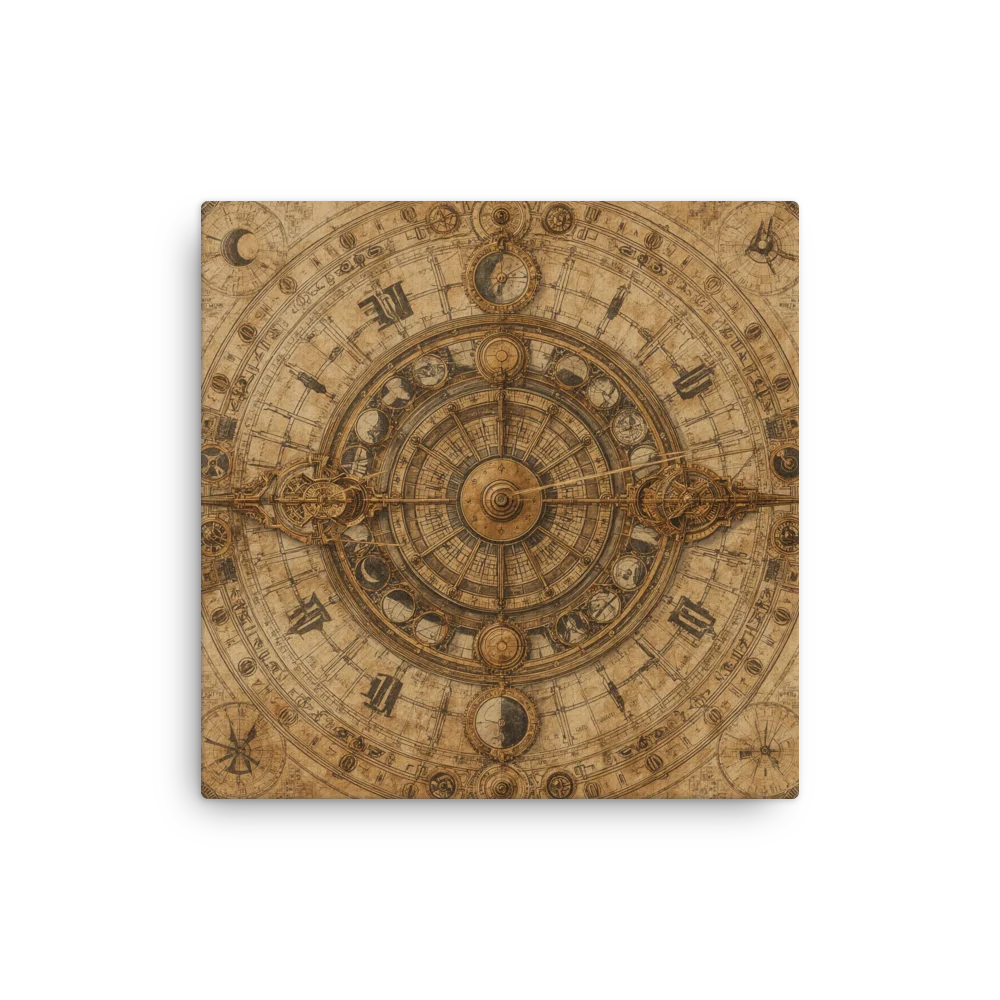 The Chronos Engine – Square Canvas product image (1)