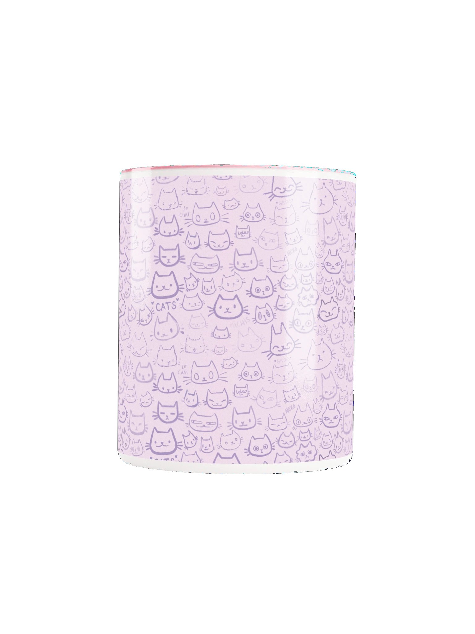 Many Cat Faces Ceramic Mug product image (5)