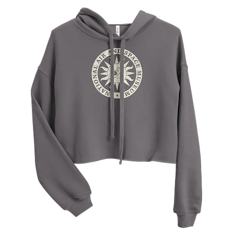 National Air and Space Museum Vintage 1976 Cropped Hoodie Image 1