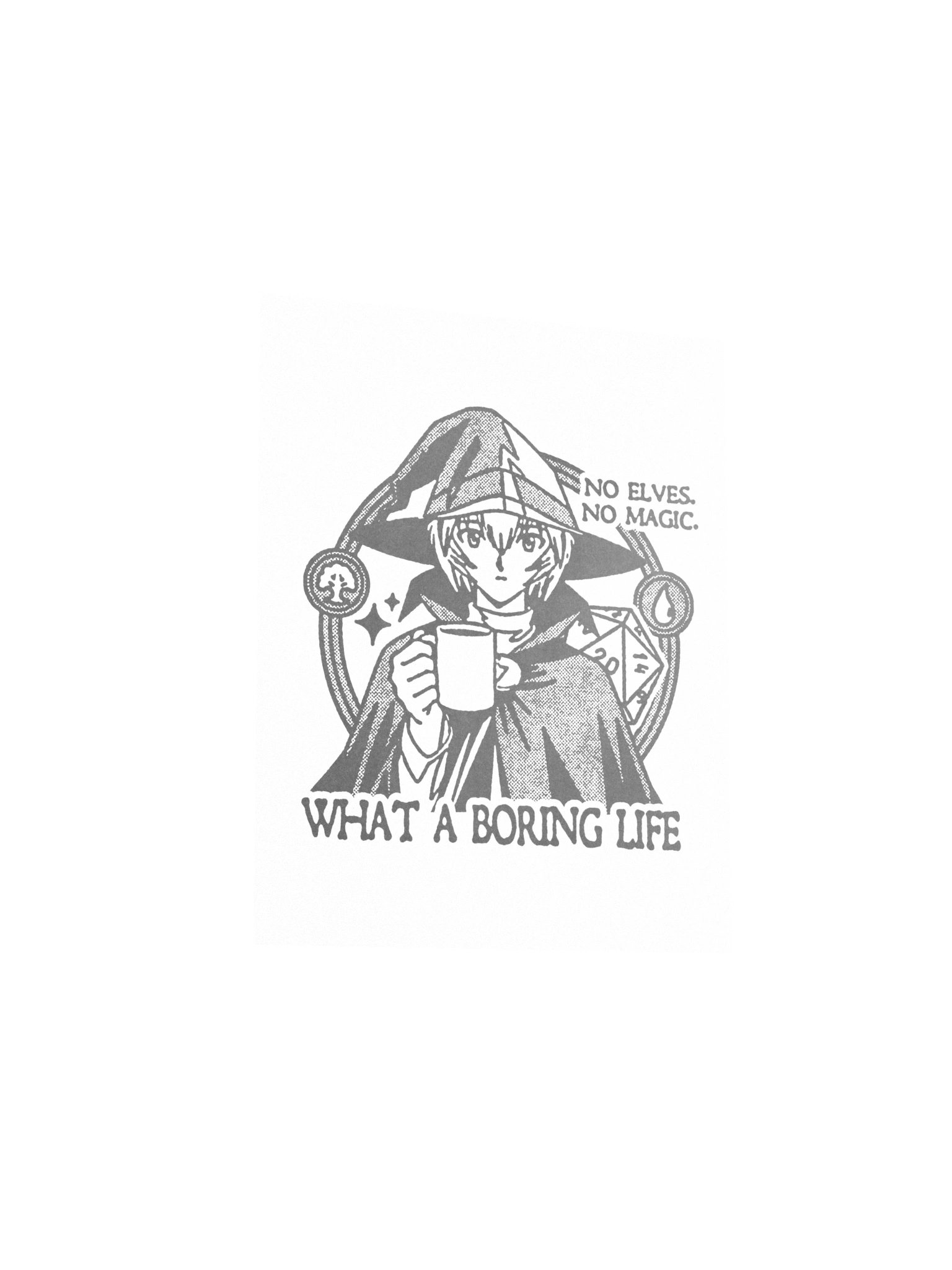 NO MAGIC ! Art Print. product image (3)