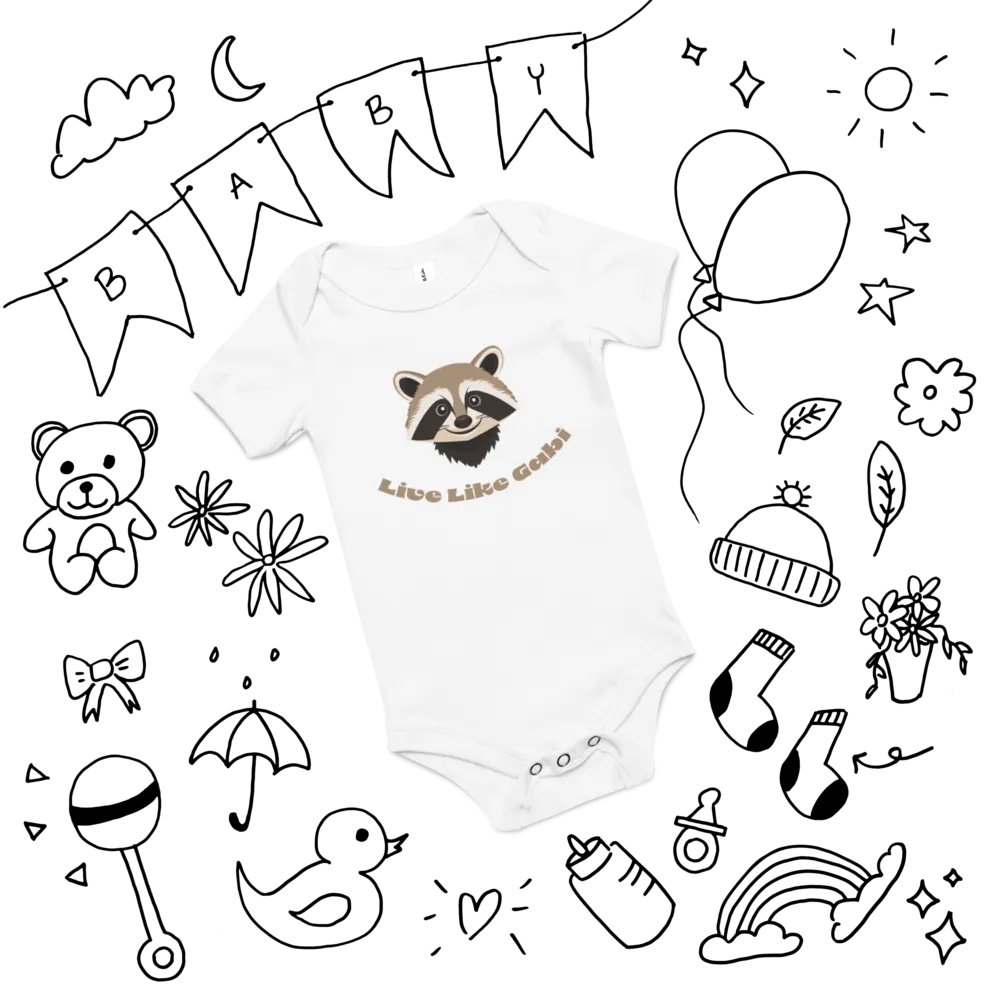 Happy Raccoon Baby Onesie product image (12)