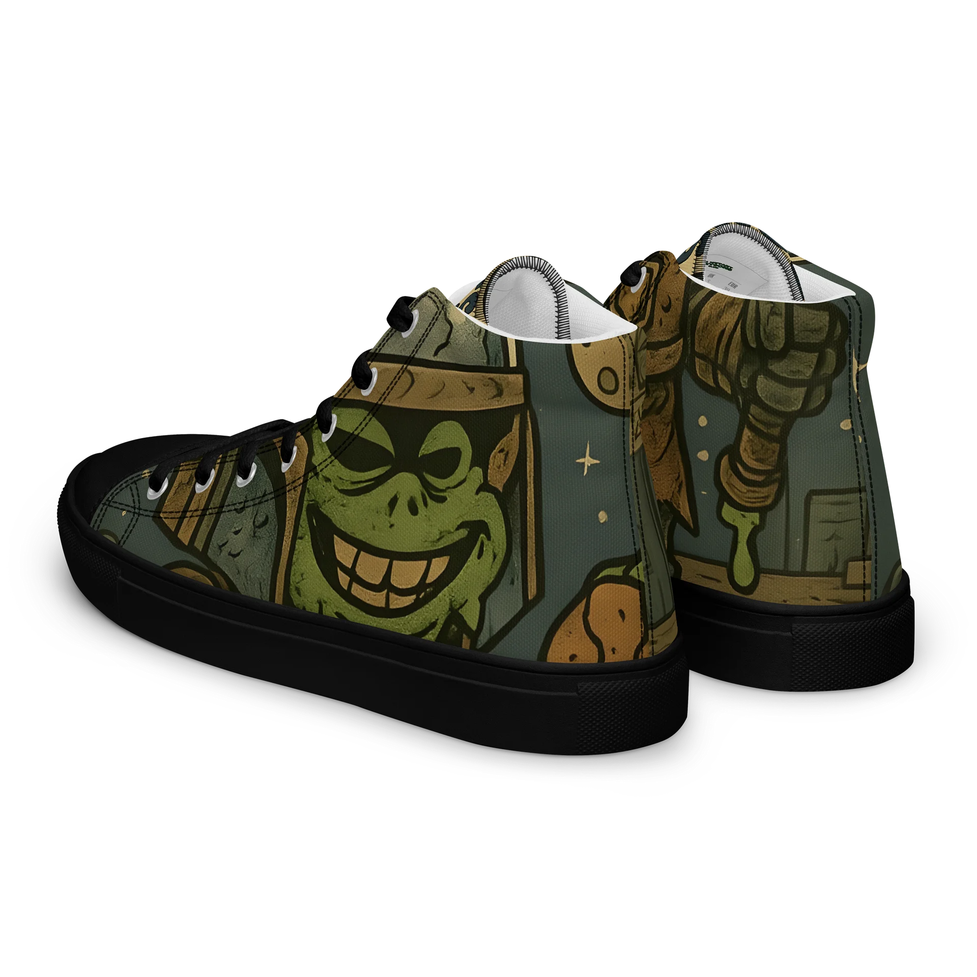 Zombie Warrior High Top Canvas Shoes product image (5)