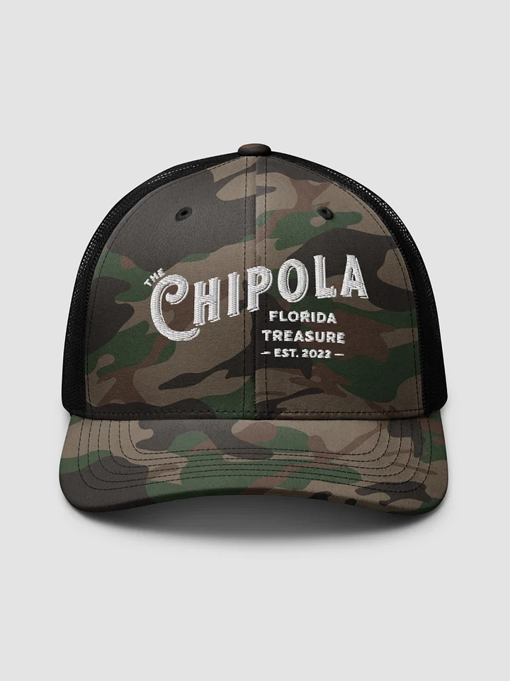 The Chipola Camouflage Trucker Hat product image (1)