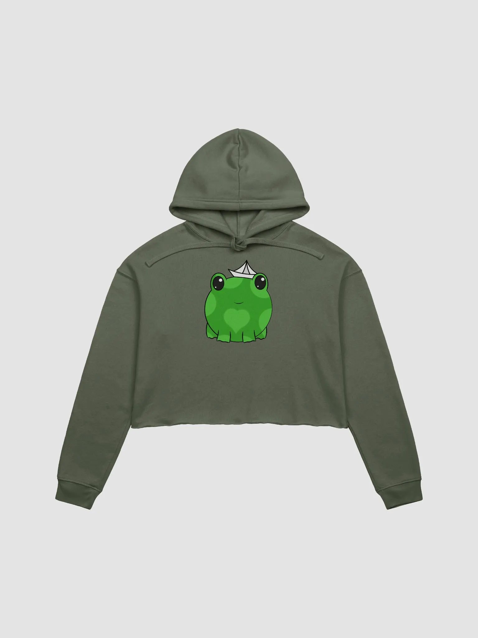 Captain Heart Fleece Crop Hoodie product image (1)