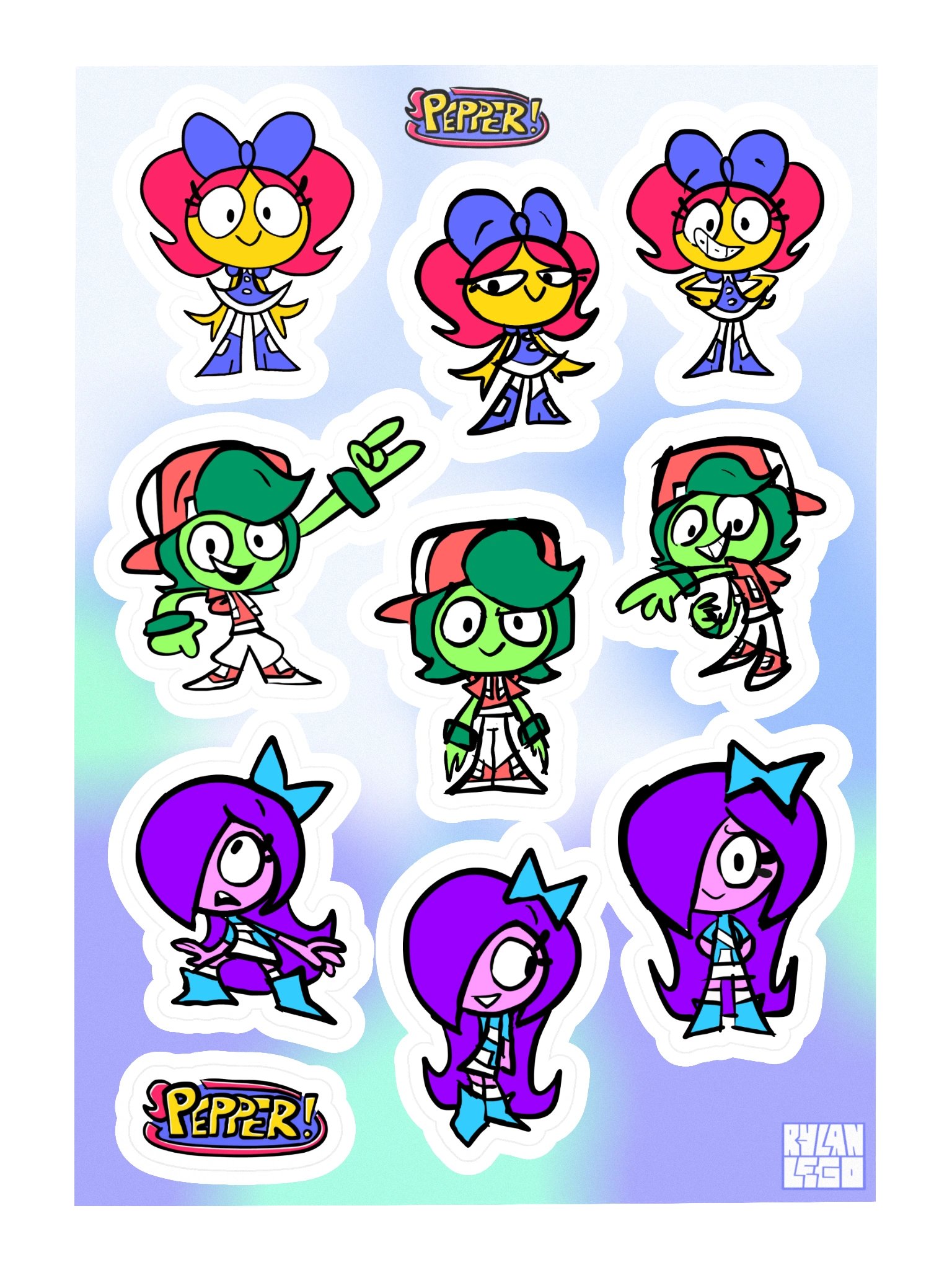 Pepper Sticker Sheet product image (1)